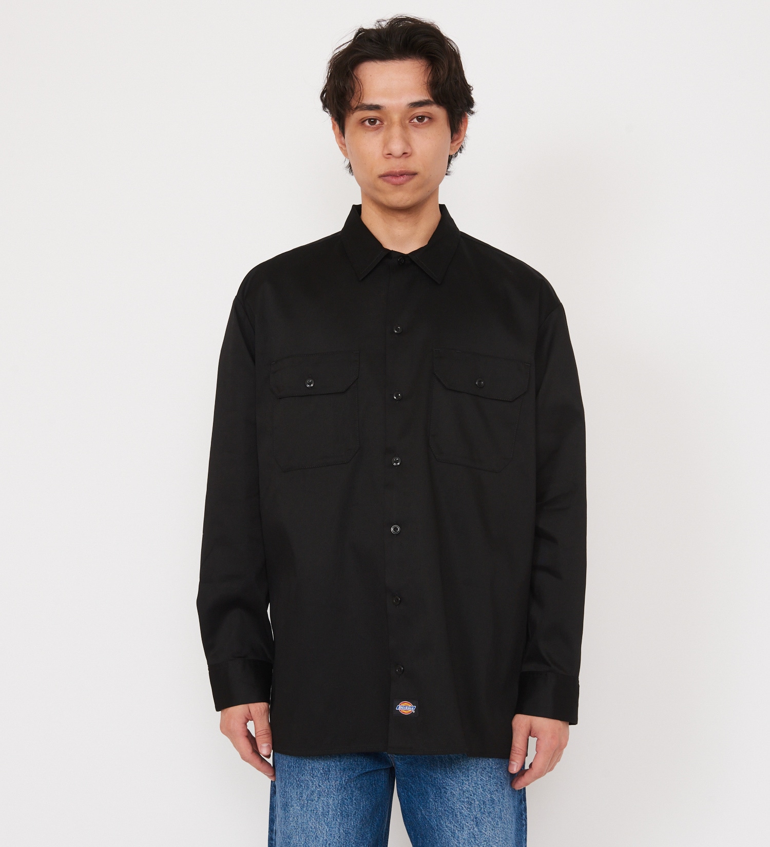 Dickies(ディッキーズ)のワークシャツ 長袖 "574"|トップス/シャツ/ブラウス/メンズ|ブラック