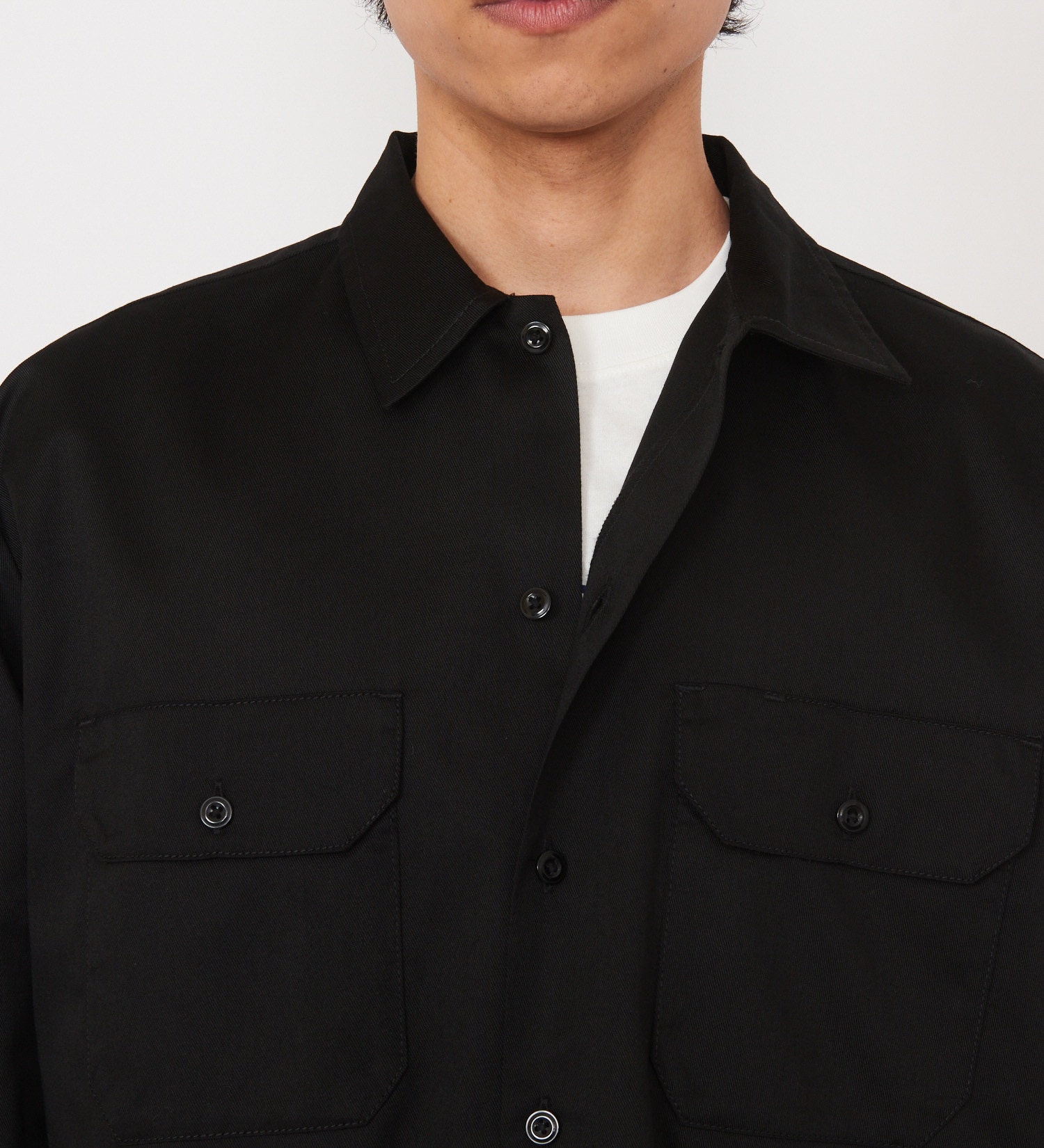 Dickies(ディッキーズ)のワークシャツ 長袖 "574"|トップス/シャツ/ブラウス/メンズ|ブラック