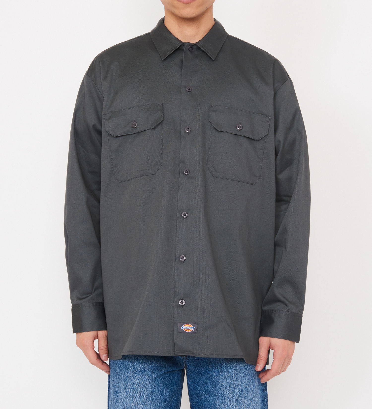 Dickies(ディッキーズ)のワークシャツ 長袖 "574"|トップス/シャツ/ブラウス/メンズ|チャコールグレー