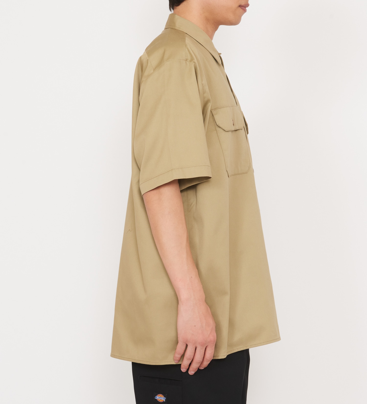 Dickies(ディッキーズ)のワークシャツ 半袖 "1574"|トップス/シャツ/ブラウス/メンズ|ベージュ
