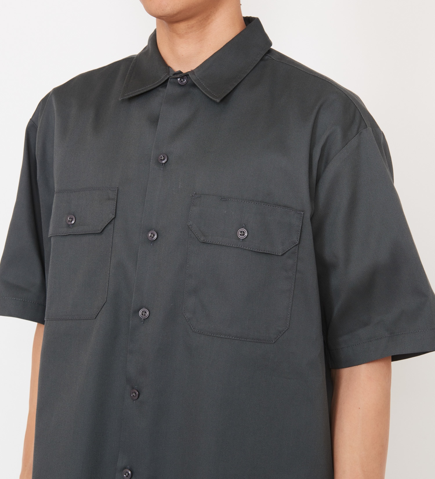 Dickies(ディッキーズ)のワークシャツ 半袖 "1574"|トップス/シャツ/ブラウス/メンズ|チャコールグレー