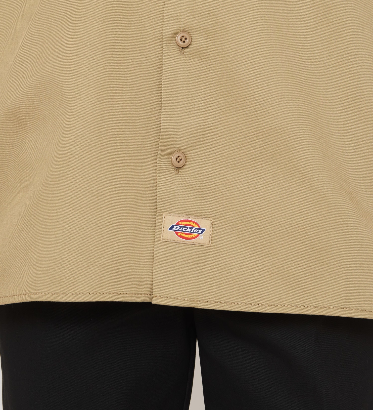 Dickies(ディッキーズ)の【大きいサイズ】ワークシャツ 半袖 "1574"|トップス/シャツ/ブラウス/メンズ|ベージュ
