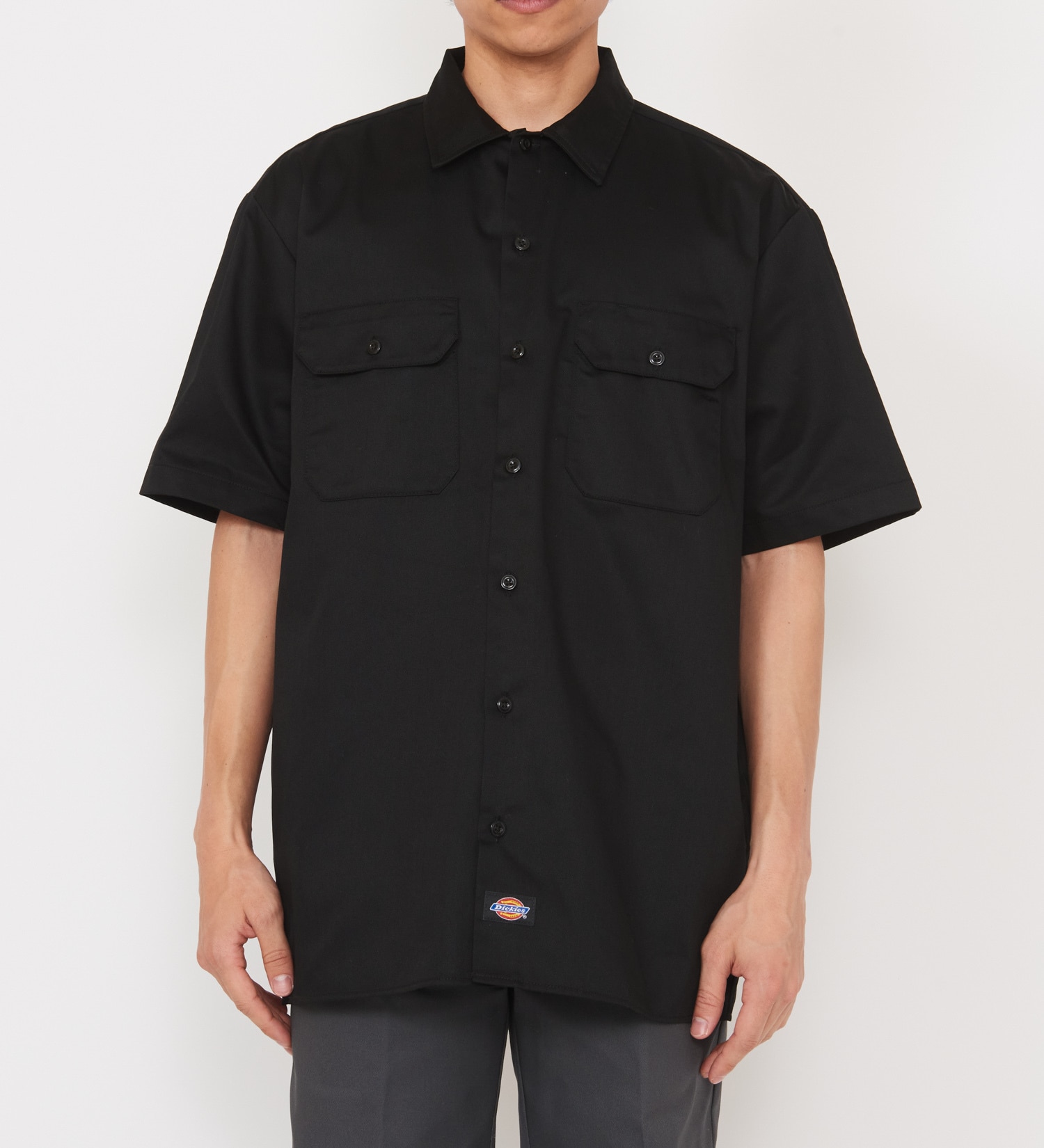 Dickies(ディッキーズ)の【大きいサイズ】ワークシャツ 半袖 "1574"|トップス/シャツ/ブラウス/メンズ|ブラック