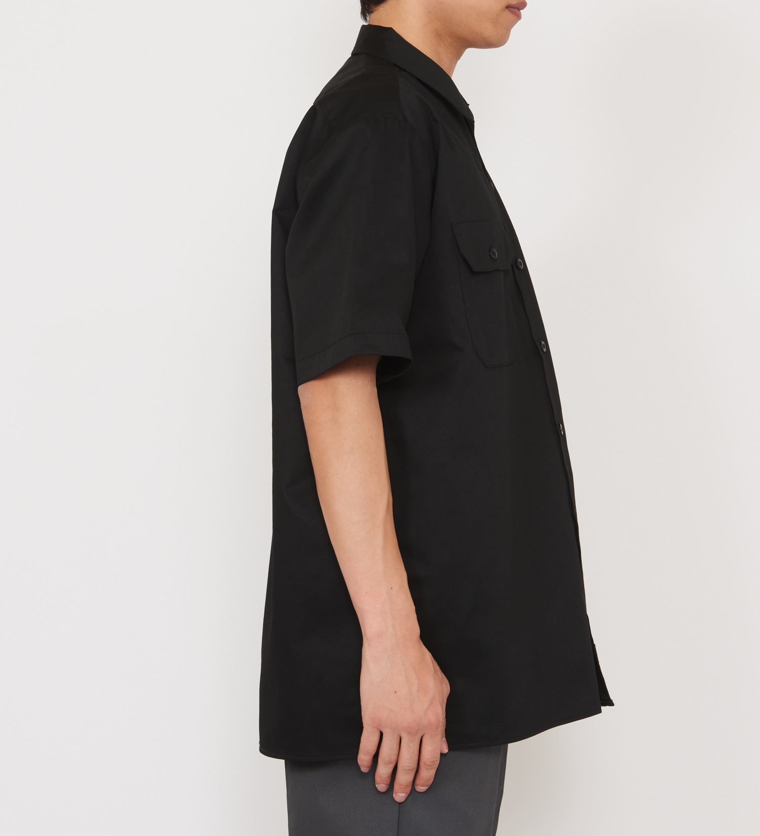 Dickies(ディッキーズ)の【大きいサイズ】ワークシャツ 半袖 "1574"|トップス/シャツ/ブラウス/メンズ|ブラック