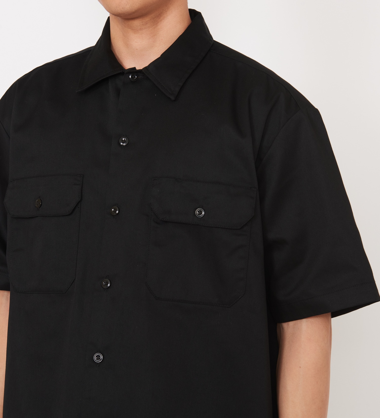 Dickies(ディッキーズ)の【大きいサイズ】ワークシャツ 半袖 "1574"|トップス/シャツ/ブラウス/メンズ|ブラック
