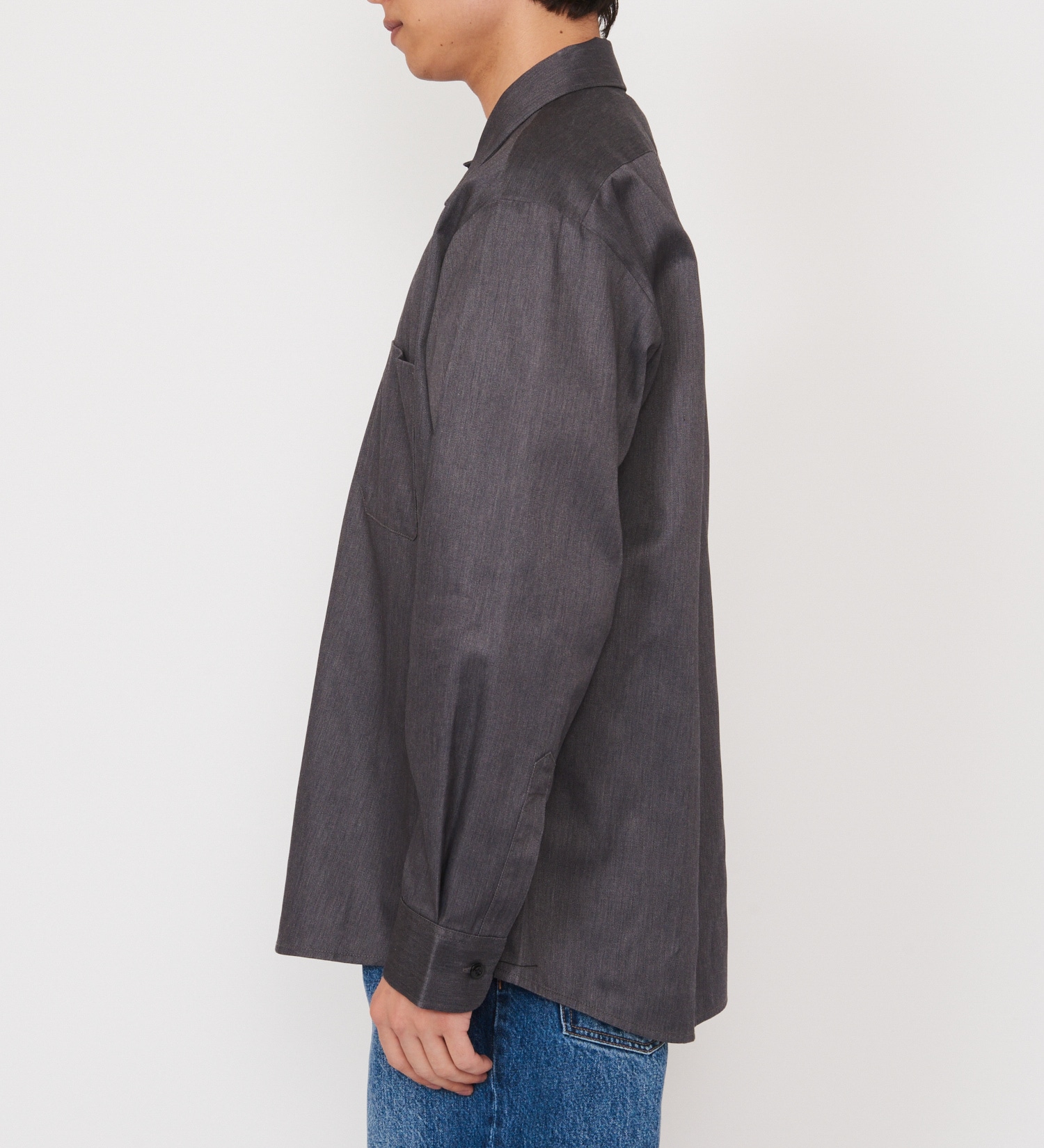 Dickies(ディッキーズ)のライト ワークシャツ　長袖 (Japan fit)|トップス/シャツ/ブラウス/メンズ|ヘザ－グレー