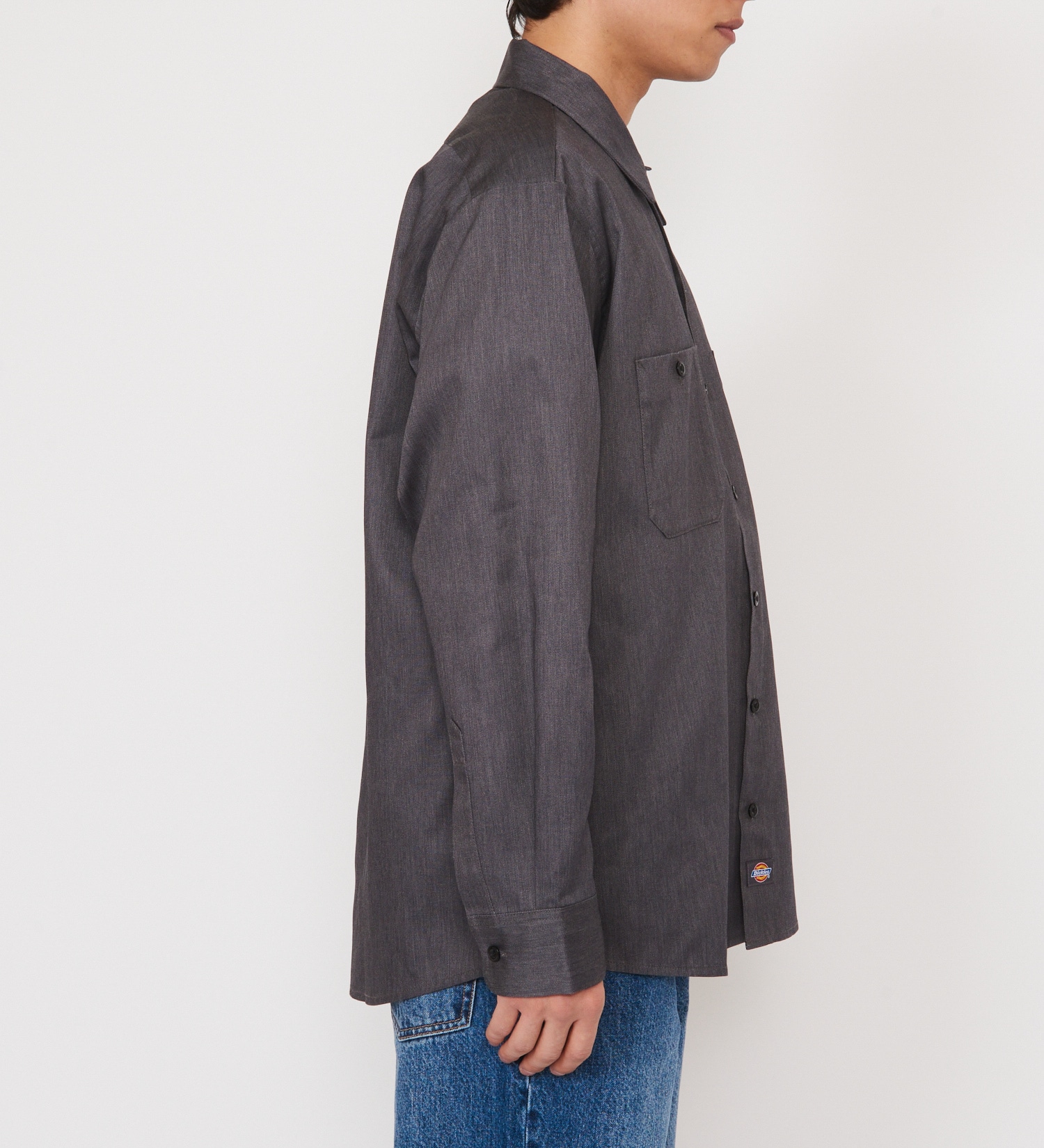 Dickies(ディッキーズ)のライト ワークシャツ　長袖 (Japan fit)|トップス/シャツ/ブラウス/メンズ|ヘザ－グレー