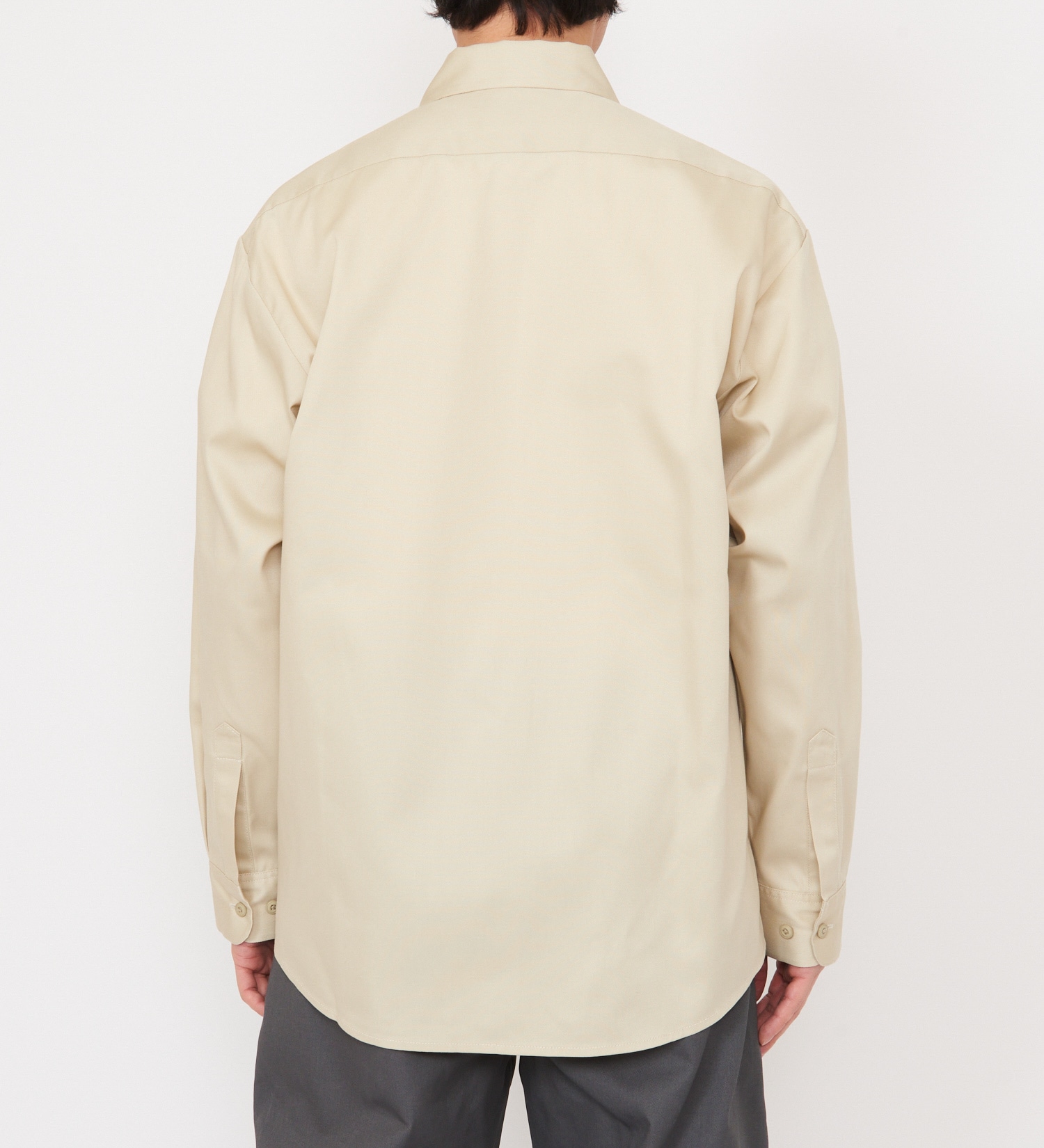 Dickies(ディッキーズ)のライト ワークシャツ　長袖 (Japan fit)|トップス/シャツ/ブラウス/メンズ|ライトベージュ