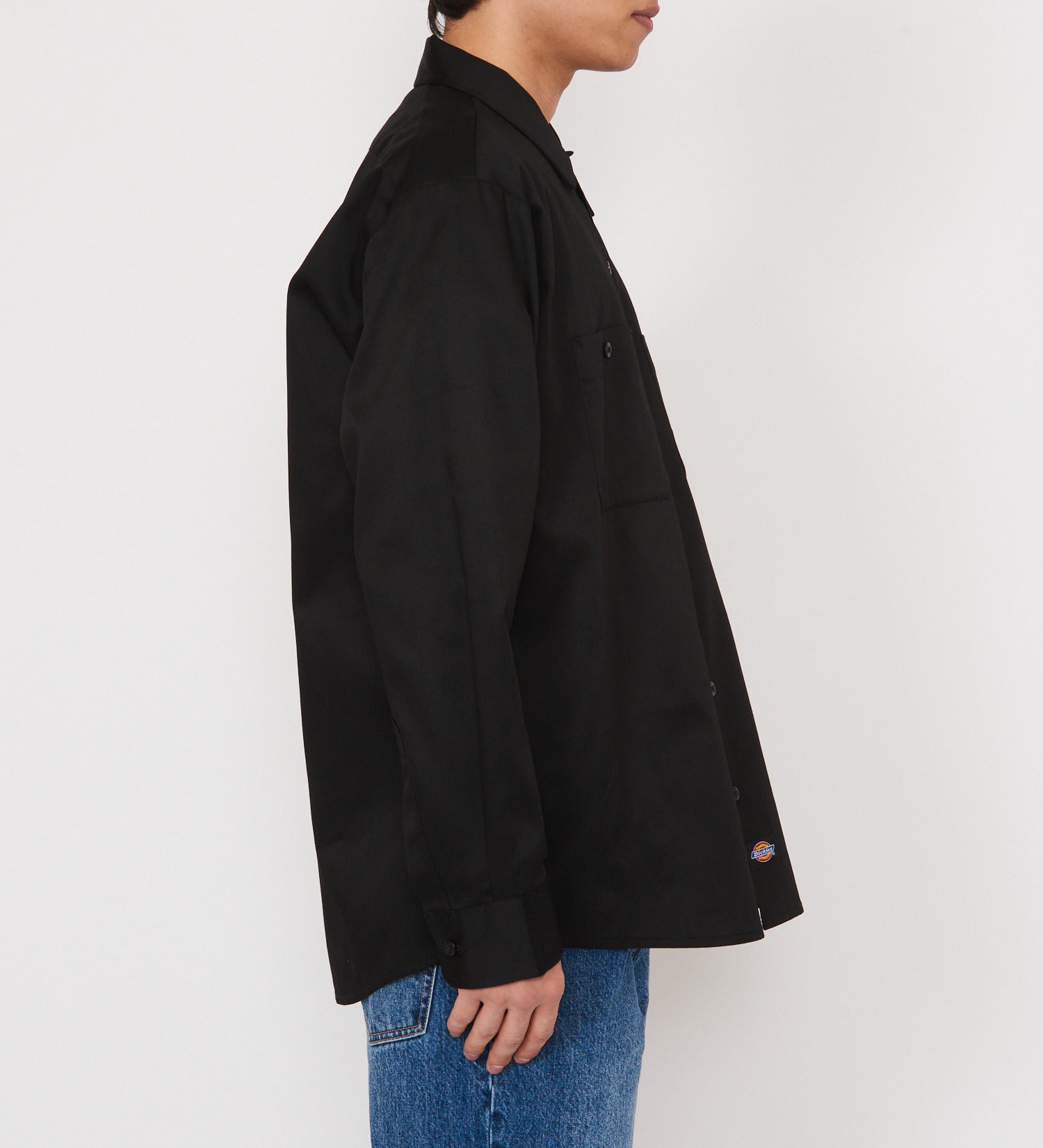 Dickies(ディッキーズ)のライト ワークシャツ　長袖 (Japan fit)|トップス/シャツ/ブラウス/メンズ|ブラック