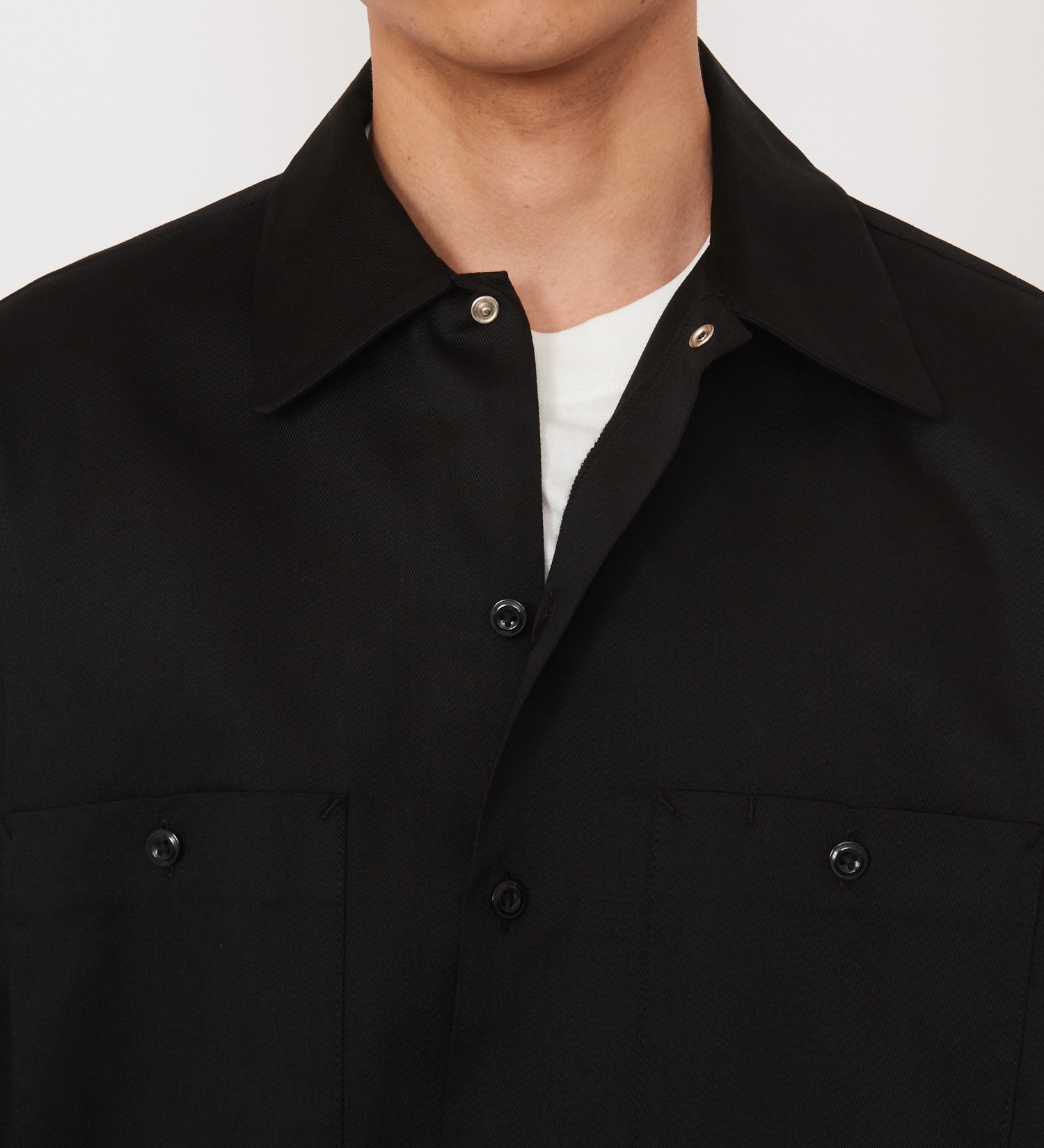 Dickies(ディッキーズ)のライト ワークシャツ　長袖 (Japan fit)|トップス/シャツ/ブラウス/メンズ|ブラック