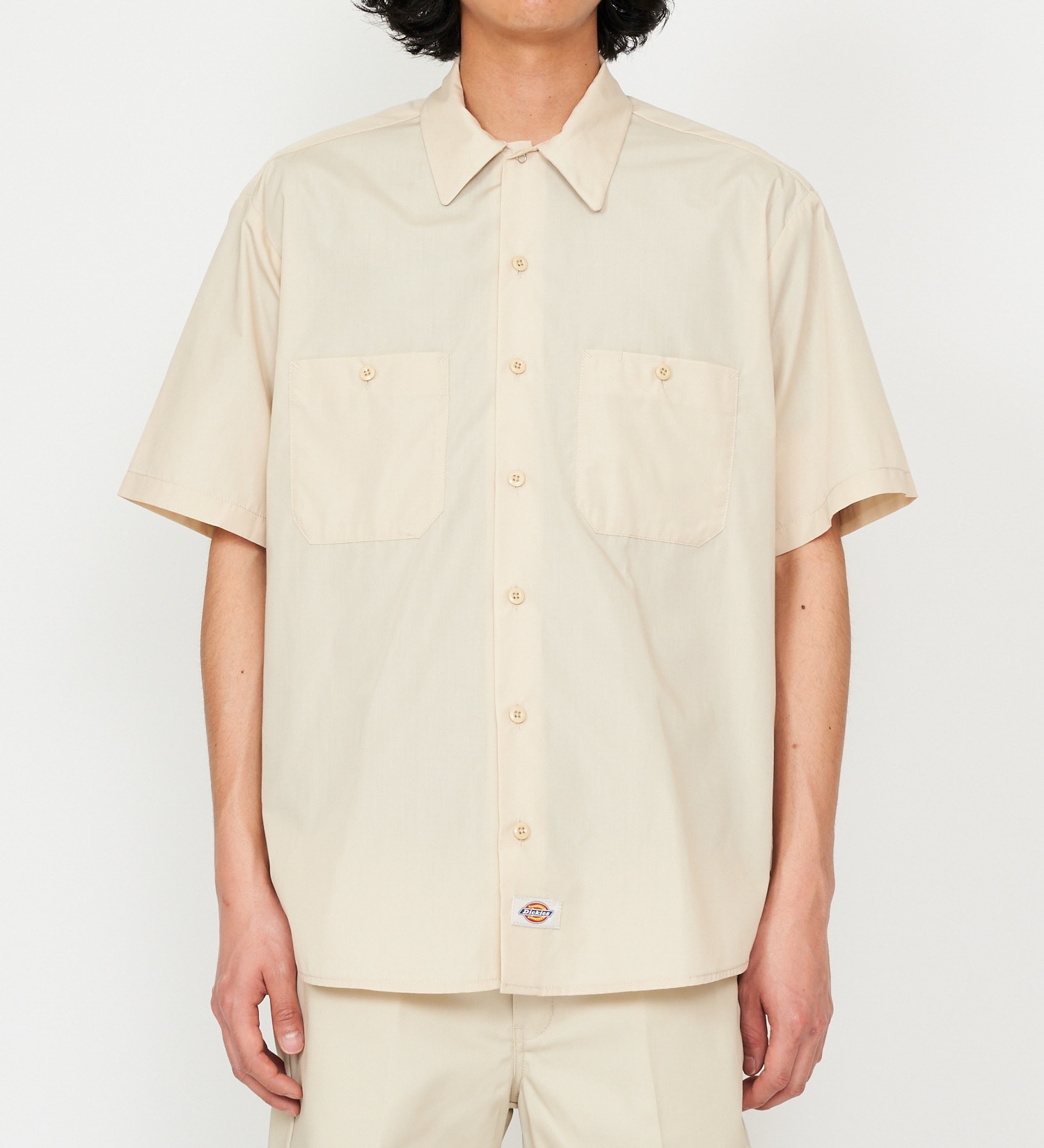 Dickies(ディッキーズ)のライト ワークシャツ 半袖 (Japan fit)|トップス/シャツ/ブラウス/メンズ|ライトベージュ