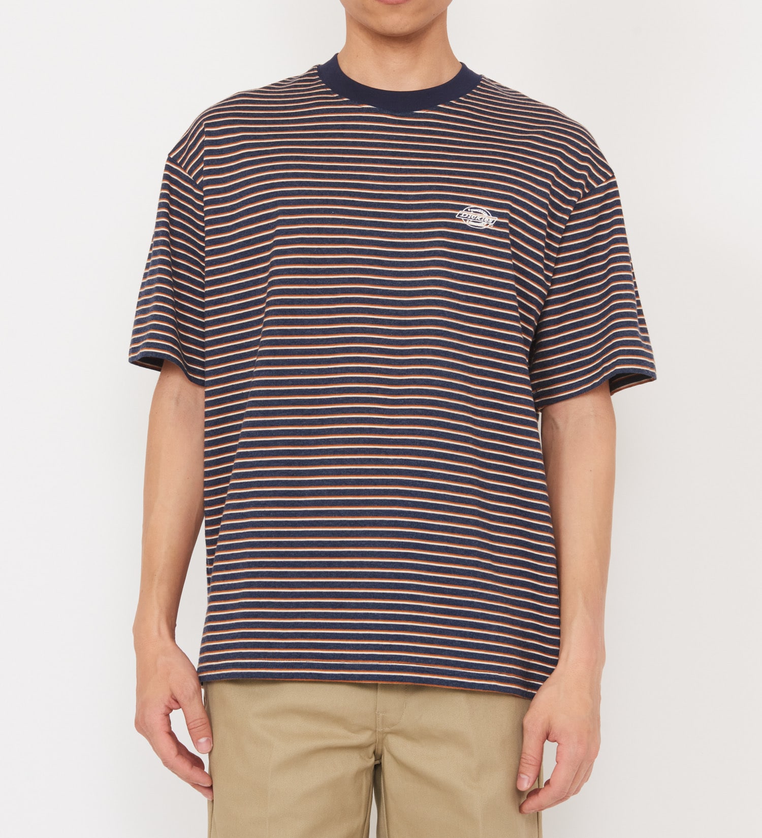 Dickies(ディッキーズ)のボーダーTシャツ 半袖|トップス/Tシャツ/カットソー/メンズ|ネイビー