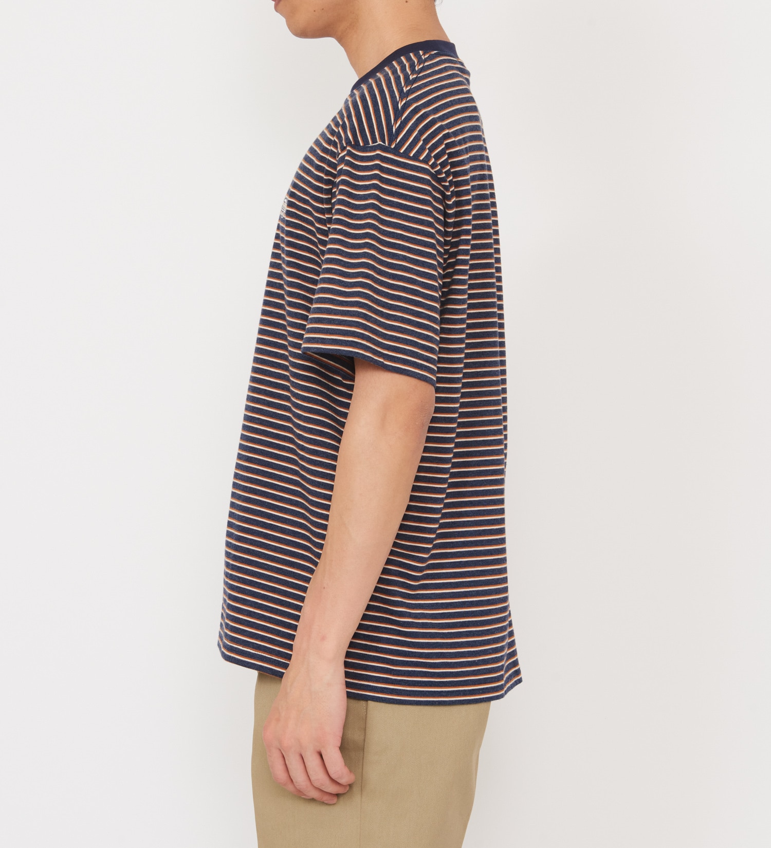 Dickies(ディッキーズ)のボーダーTシャツ 半袖|トップス/Tシャツ/カットソー/メンズ|ネイビー