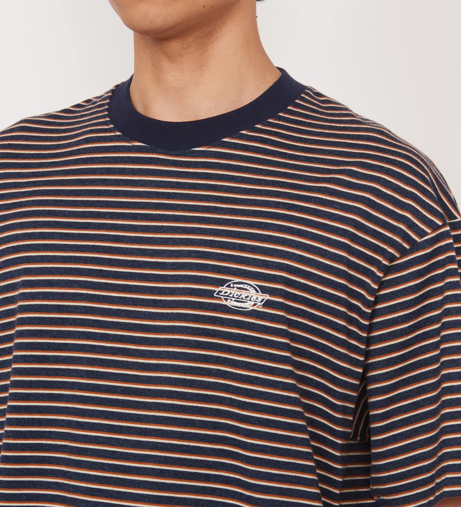 Dickies(ディッキーズ)のボーダーTシャツ 半袖|トップス/Tシャツ/カットソー/メンズ|ネイビー