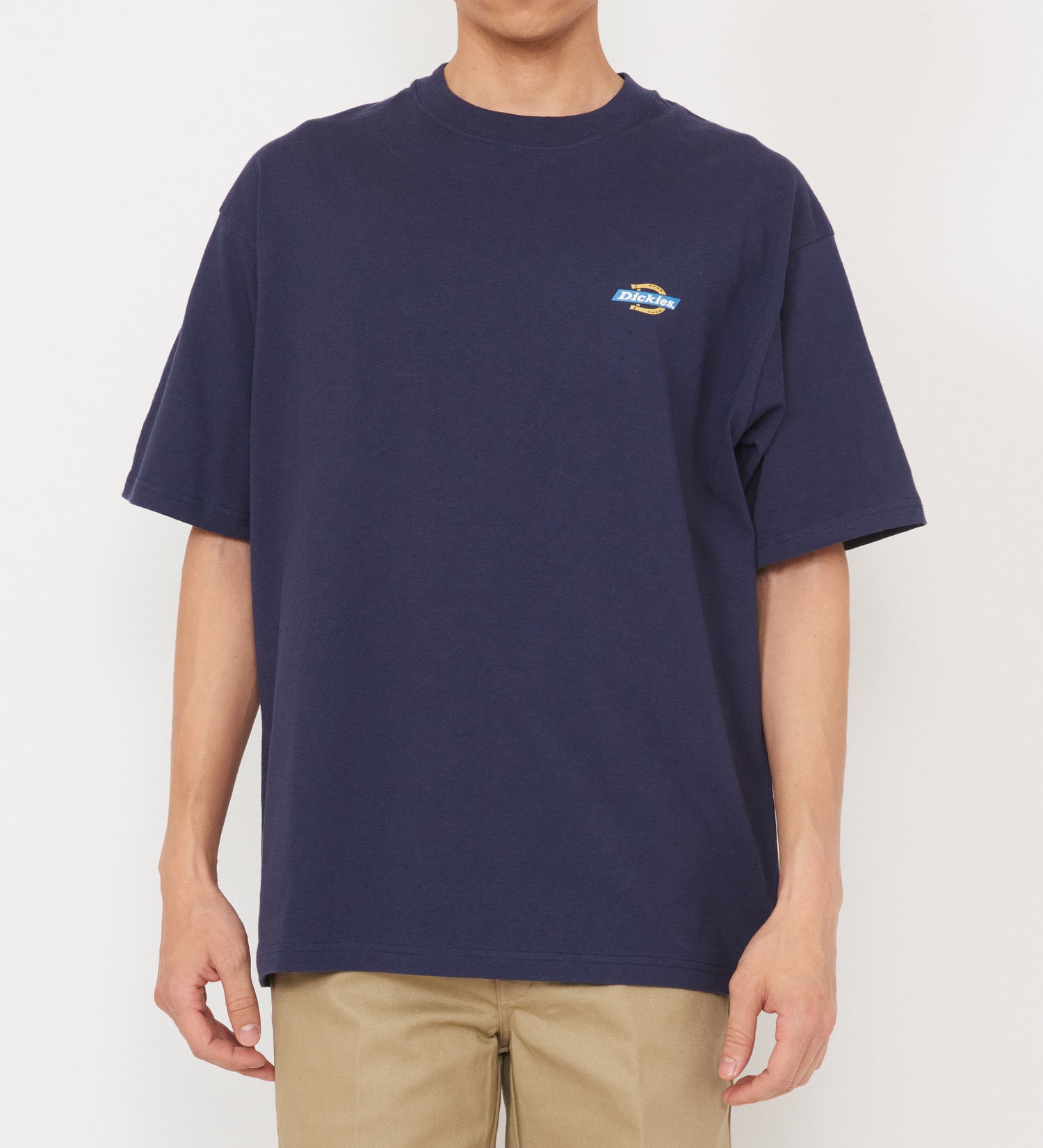 Dickies(ディッキーズ)の【大きいサイズ】ハンドドローイングTシャツ 半袖|トップス/Tシャツ/カットソー/メンズ|ネイビー