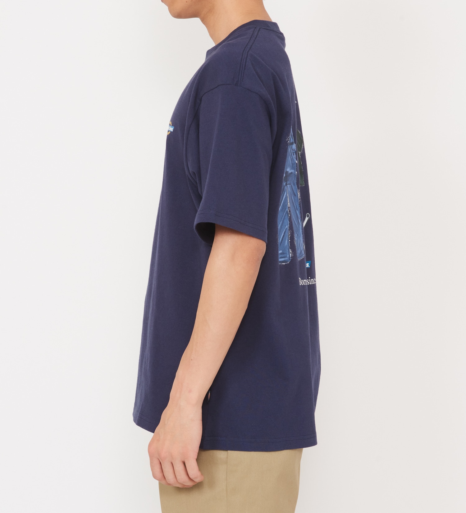 Dickies(ディッキーズ)の【大きいサイズ】ハンドドローイングTシャツ 半袖|トップス/Tシャツ/カットソー/メンズ|ネイビー