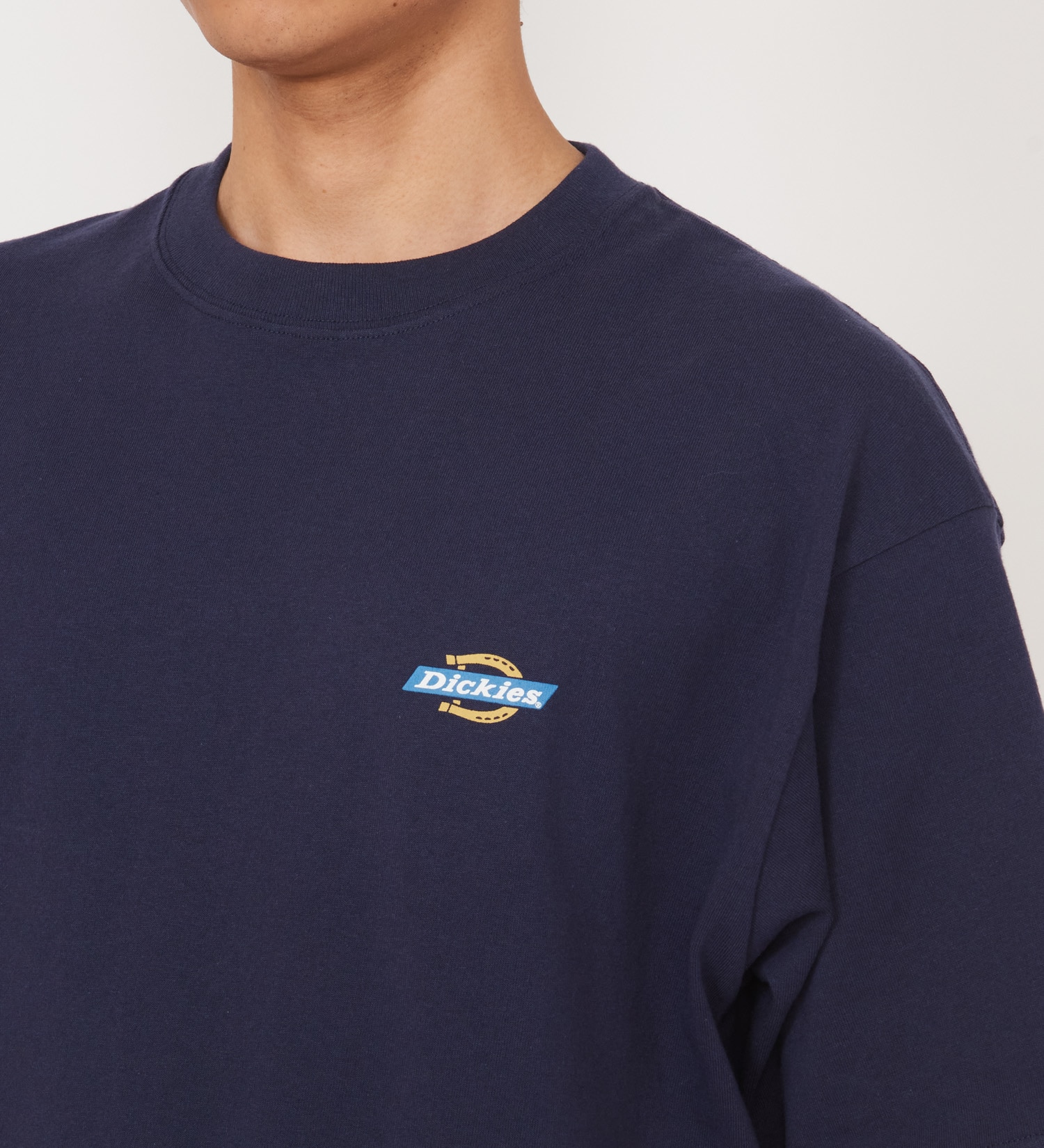 Dickies(ディッキーズ)の【大きいサイズ】ハンドドローイングTシャツ 半袖|トップス/Tシャツ/カットソー/メンズ|ネイビー