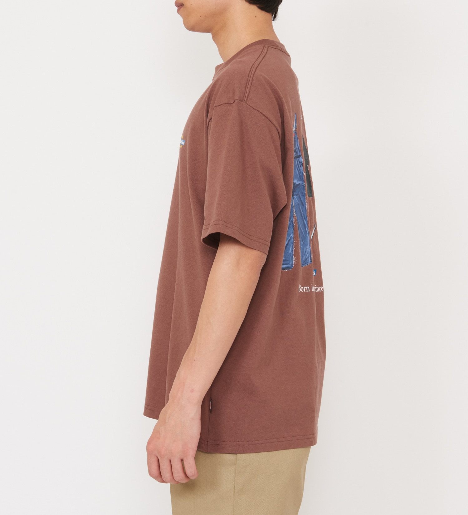 Dickies(ディッキーズ)の【大きいサイズ】ハンドドローイングTシャツ　半袖|トップス/Tシャツ/カットソー/メンズ|ブラウン