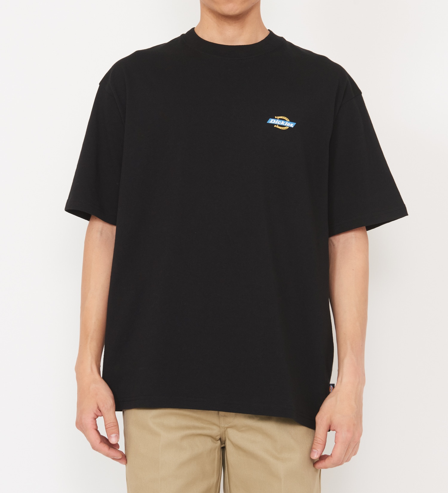 Dickies(ディッキーズ)の【大きいサイズ】ハンドドローイングTシャツ 半袖|トップス/Tシャツ/カットソー/メンズ|ブラック