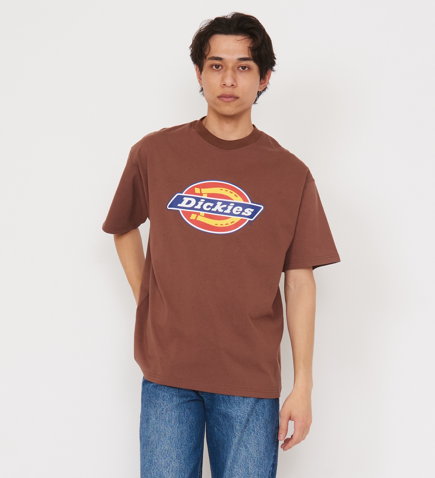 Dickies(ディッキーズ)のDickies　フルカラーロゴTシャツ　半袖|トップス/Tシャツ/カットソー/メンズ|ブラウン