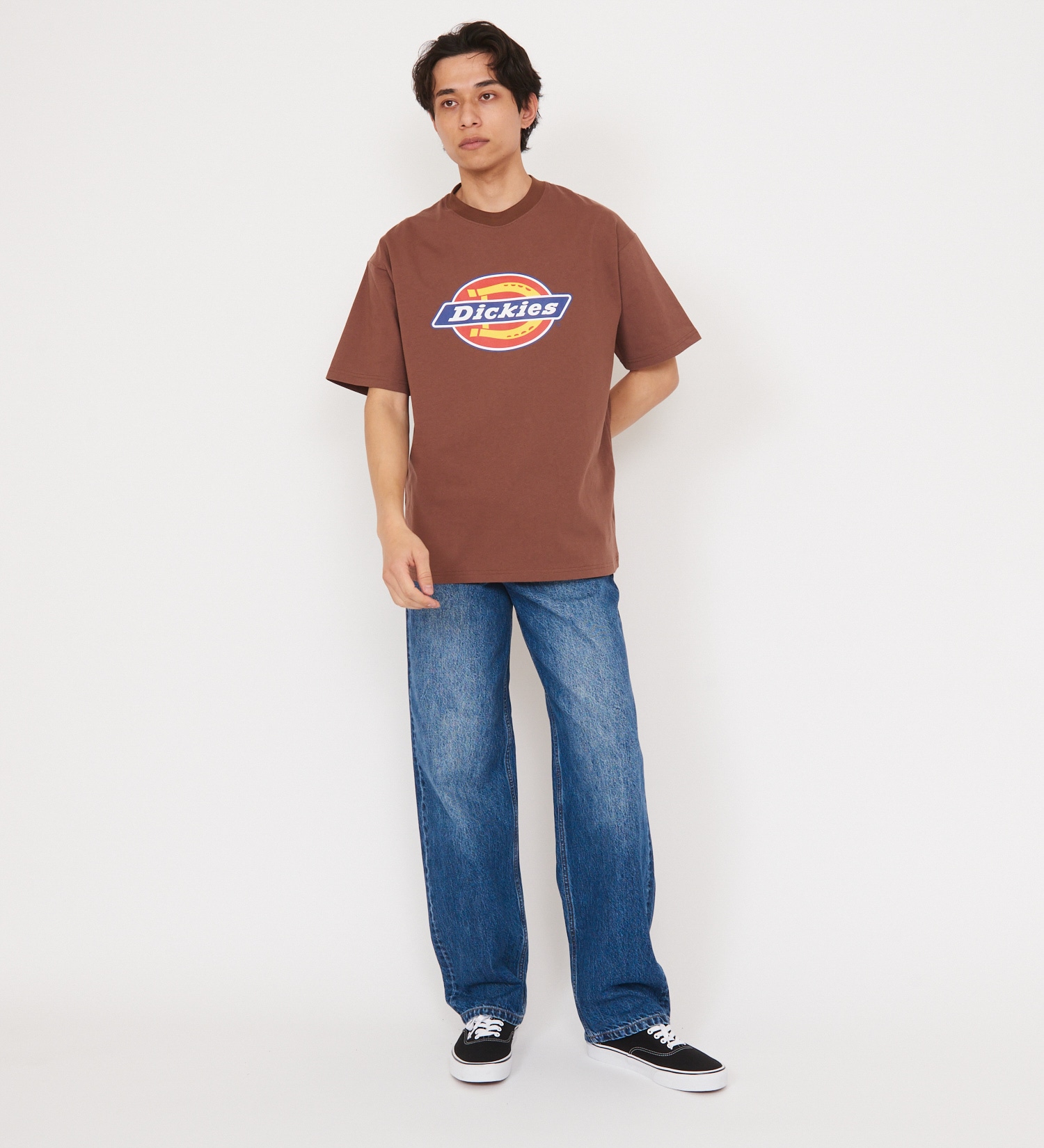 Dickies(ディッキーズ)のDickies　フルカラーロゴTシャツ　半袖|トップス/Tシャツ/カットソー/メンズ|ブラウン