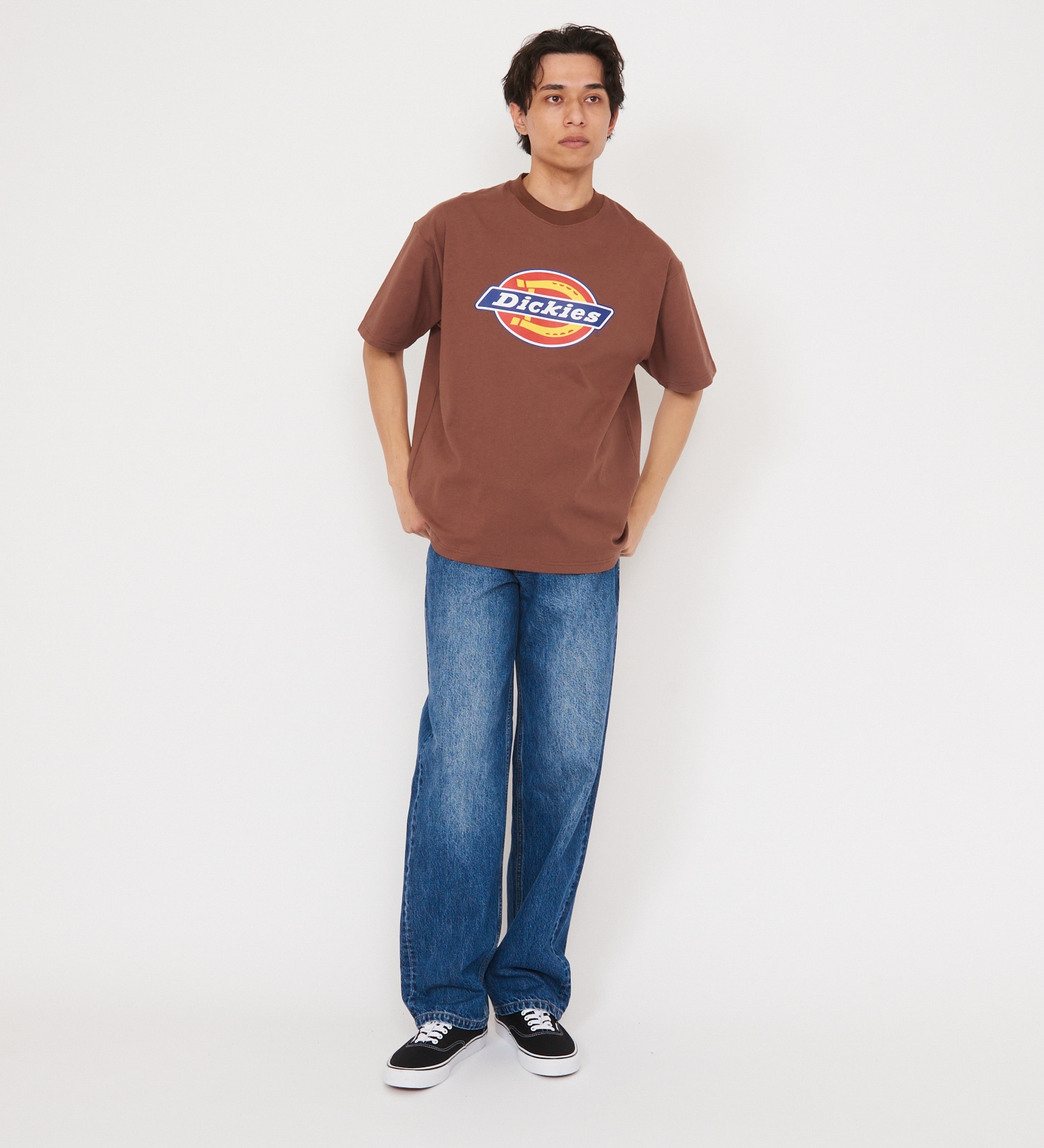 Dickies(ディッキーズ)のDickies　フルカラーロゴTシャツ　半袖|トップス/Tシャツ/カットソー/メンズ|ブラウン