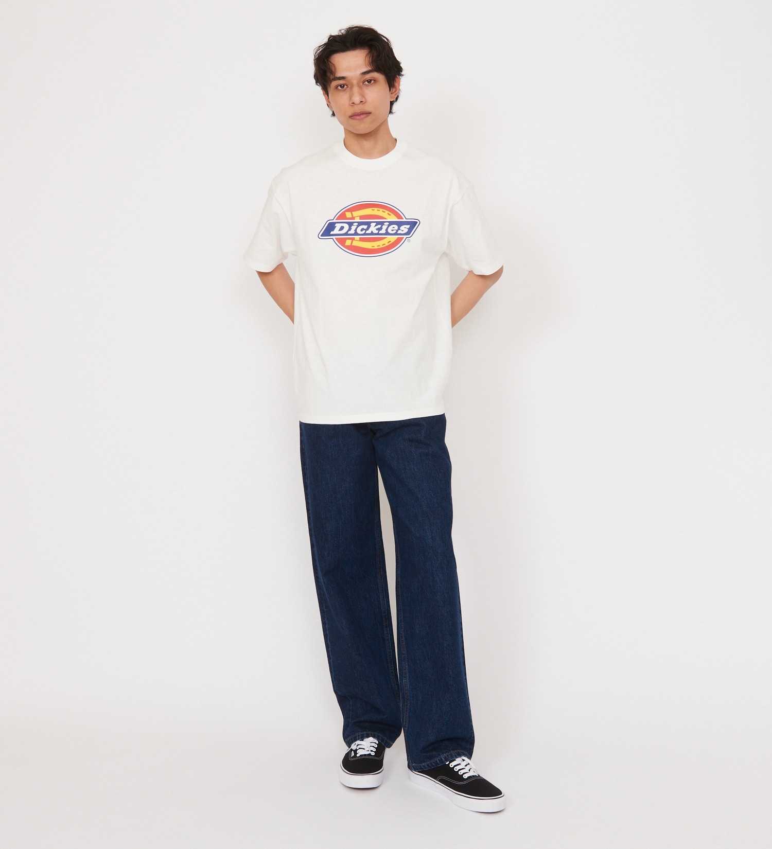 Dickies(ディッキーズ)の【大きいサイズ】Dickies フルカラーロゴTシャツ 半袖|トップス/Tシャツ/カットソー/メンズ|ホワイト