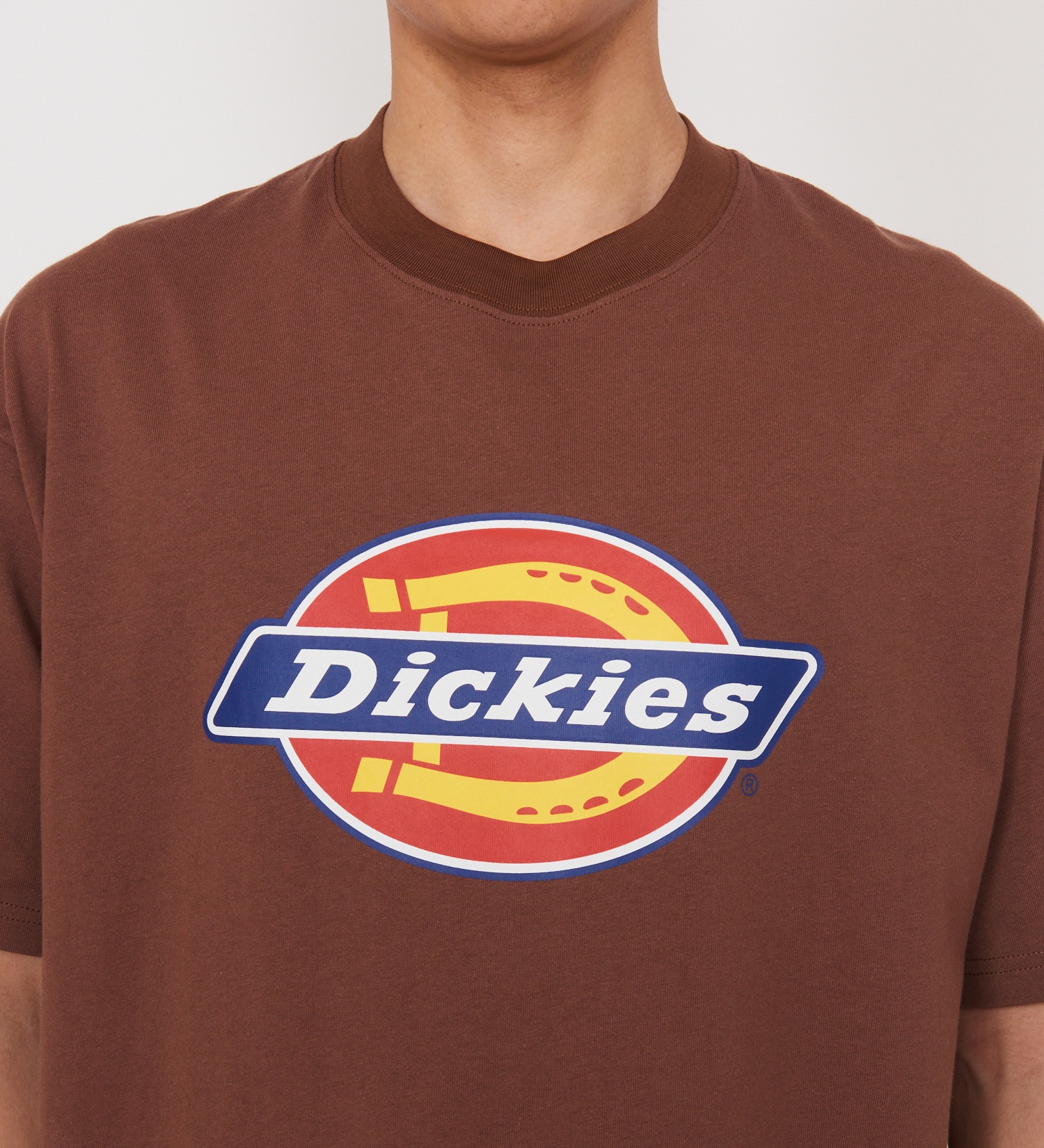 Dickies(ディッキーズ)の【大きいサイズ】Dickies フルカラーロゴTシャツ 半袖|トップス/Tシャツ/カットソー/メンズ|ブラウン