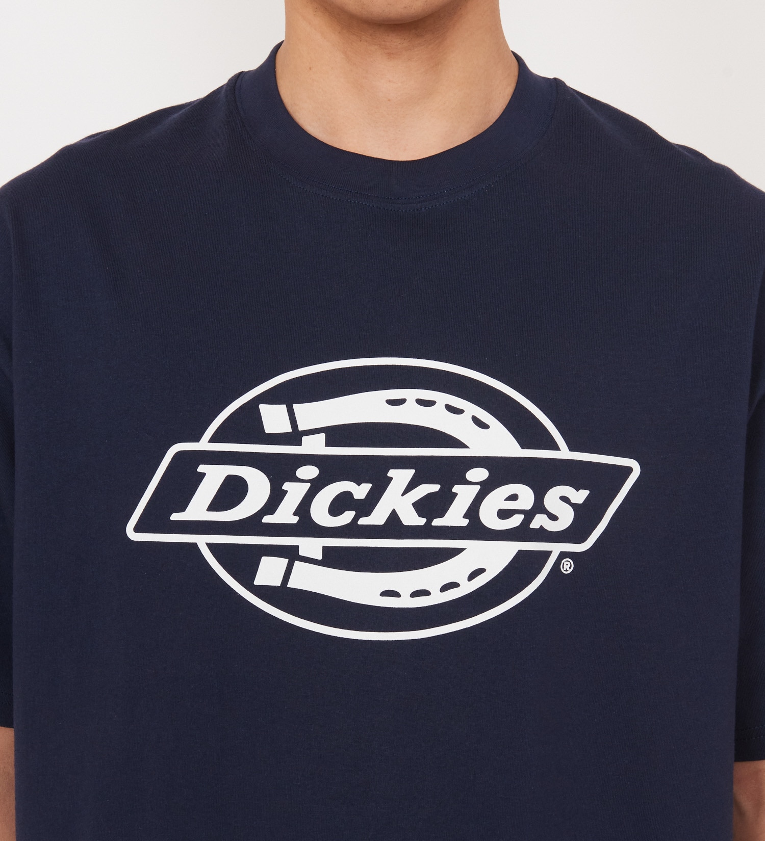 Dickies(ディッキーズ)のDickies　モノトーンロゴTシャツ　半袖|トップス/Tシャツ/カットソー/メンズ|ネイビー