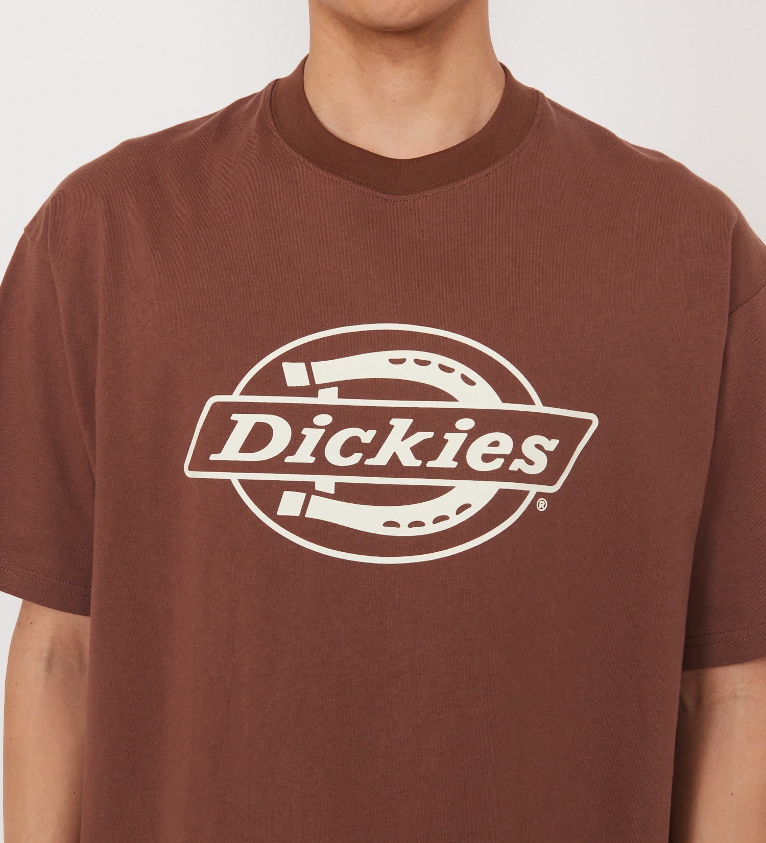 Dickies(ディッキーズ)のDickies　モノトーンロゴTシャツ　半袖|トップス/Tシャツ/カットソー/メンズ|ブラウン