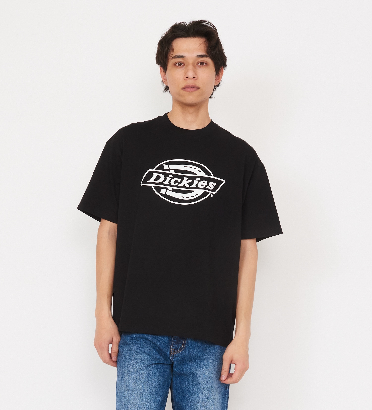 Dickies(ディッキーズ)のDickies　モノトーンロゴTシャツ　半袖|トップス/Tシャツ/カットソー/メンズ|ブラック