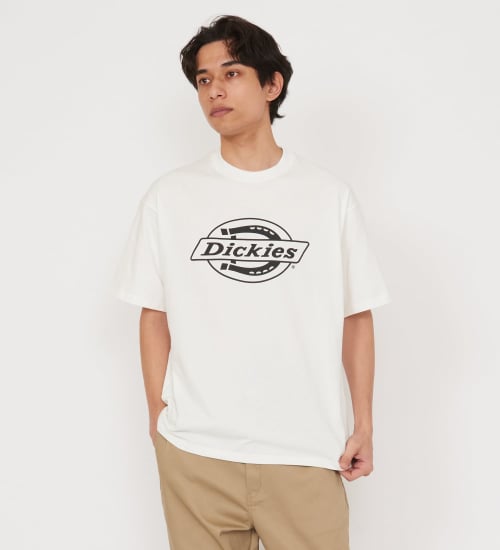 Dickies(ディッキーズ)の【大きいサイズ】Dickies　モノトーンロゴTシャツ　半袖|トップス/Tシャツ/カットソー/メンズ|ホワイト