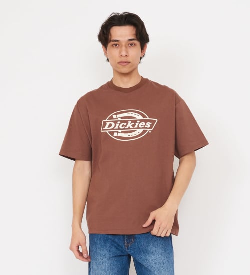 Dickies(ディッキーズ)の【大きいサイズ】Dickies　モノトーンロゴTシャツ　半袖|トップス/Tシャツ/カットソー/メンズ|ブラウン
