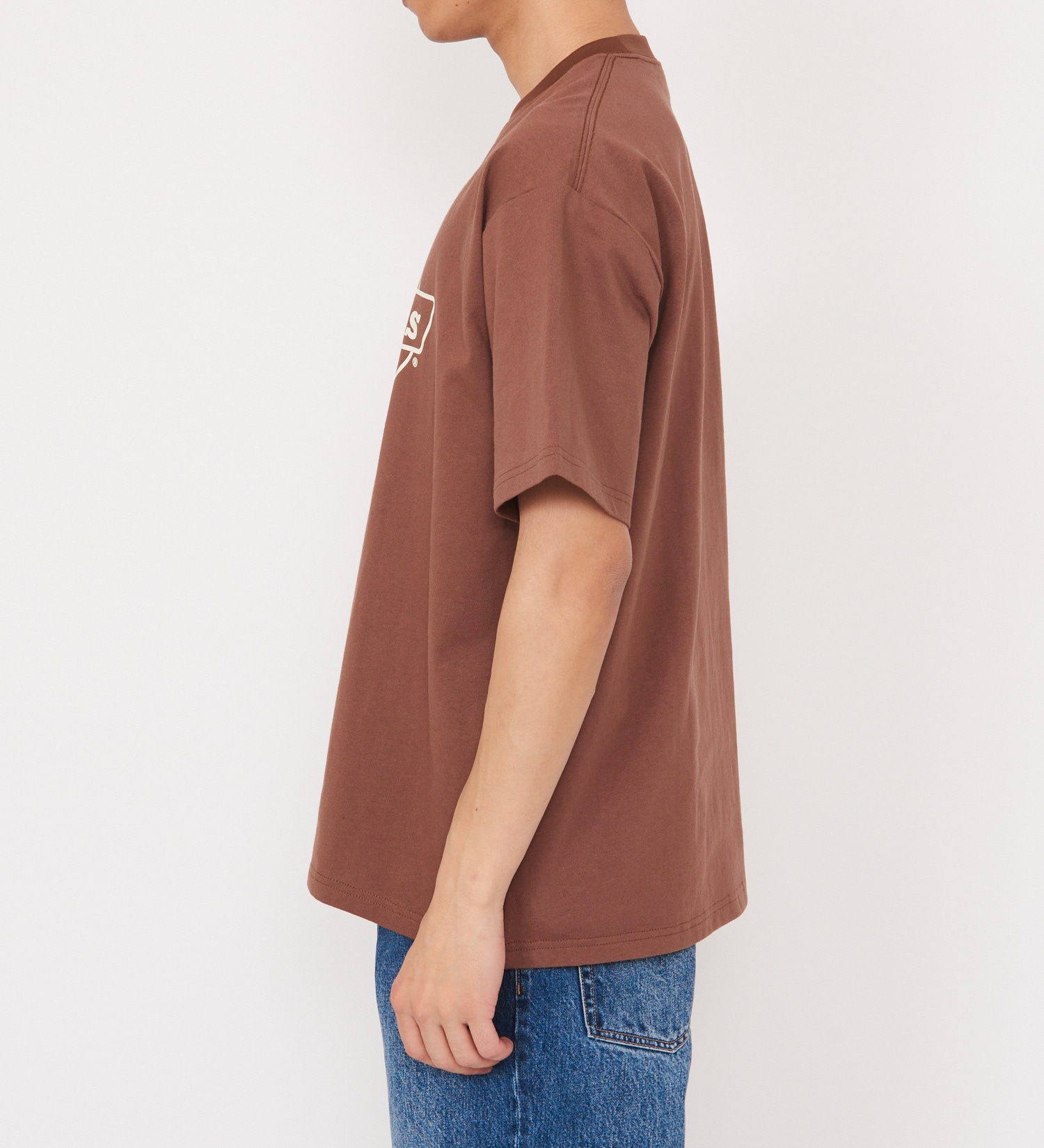 Dickies(ディッキーズ)の【大きいサイズ】Dickies モノトーンロゴTシャツ 半袖|トップス/Tシャツ/カットソー/メンズ|ブラウン