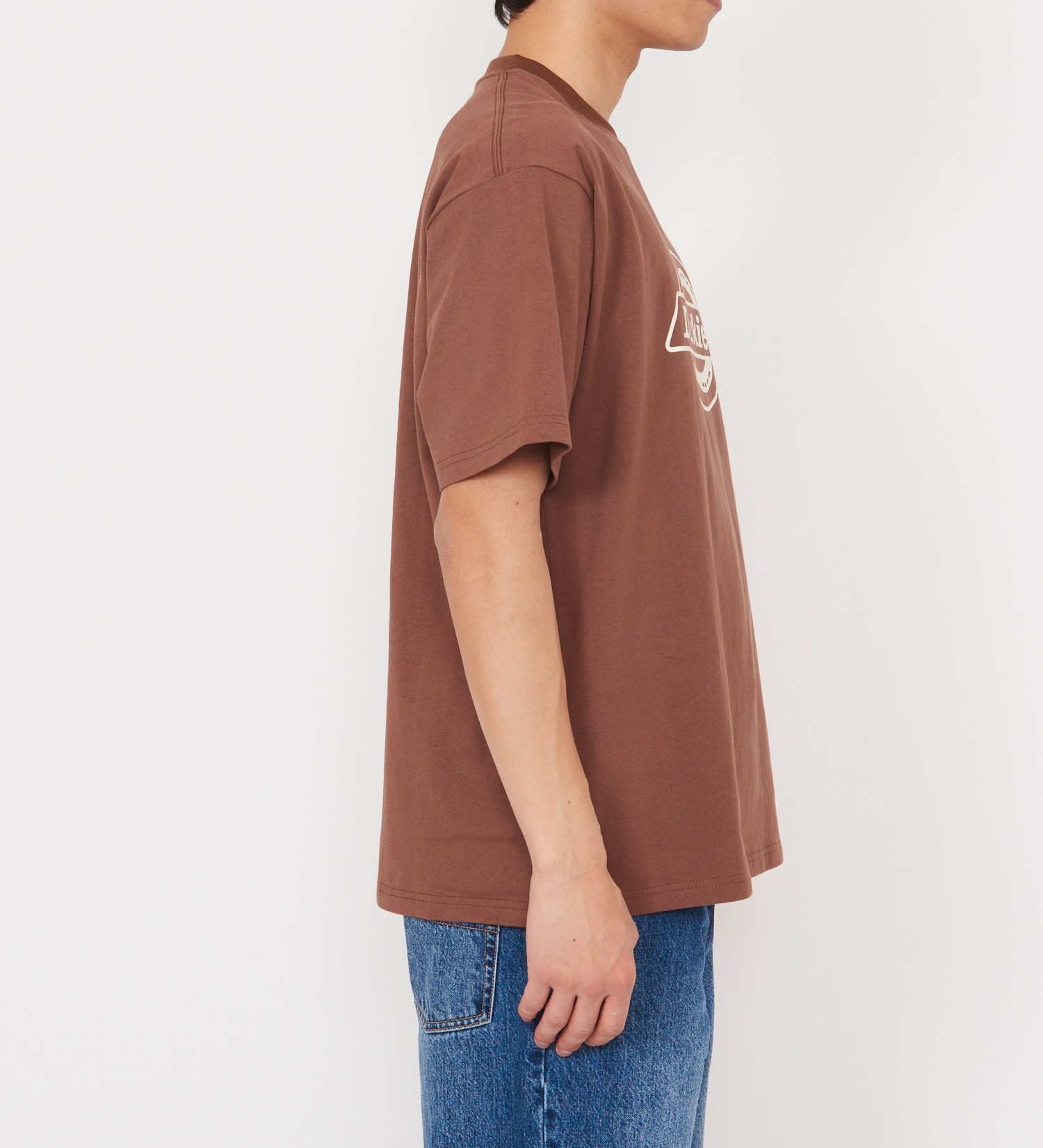 Dickies(ディッキーズ)の【大きいサイズ】Dickies モノトーンロゴTシャツ 半袖|トップス/Tシャツ/カットソー/メンズ|ブラウン