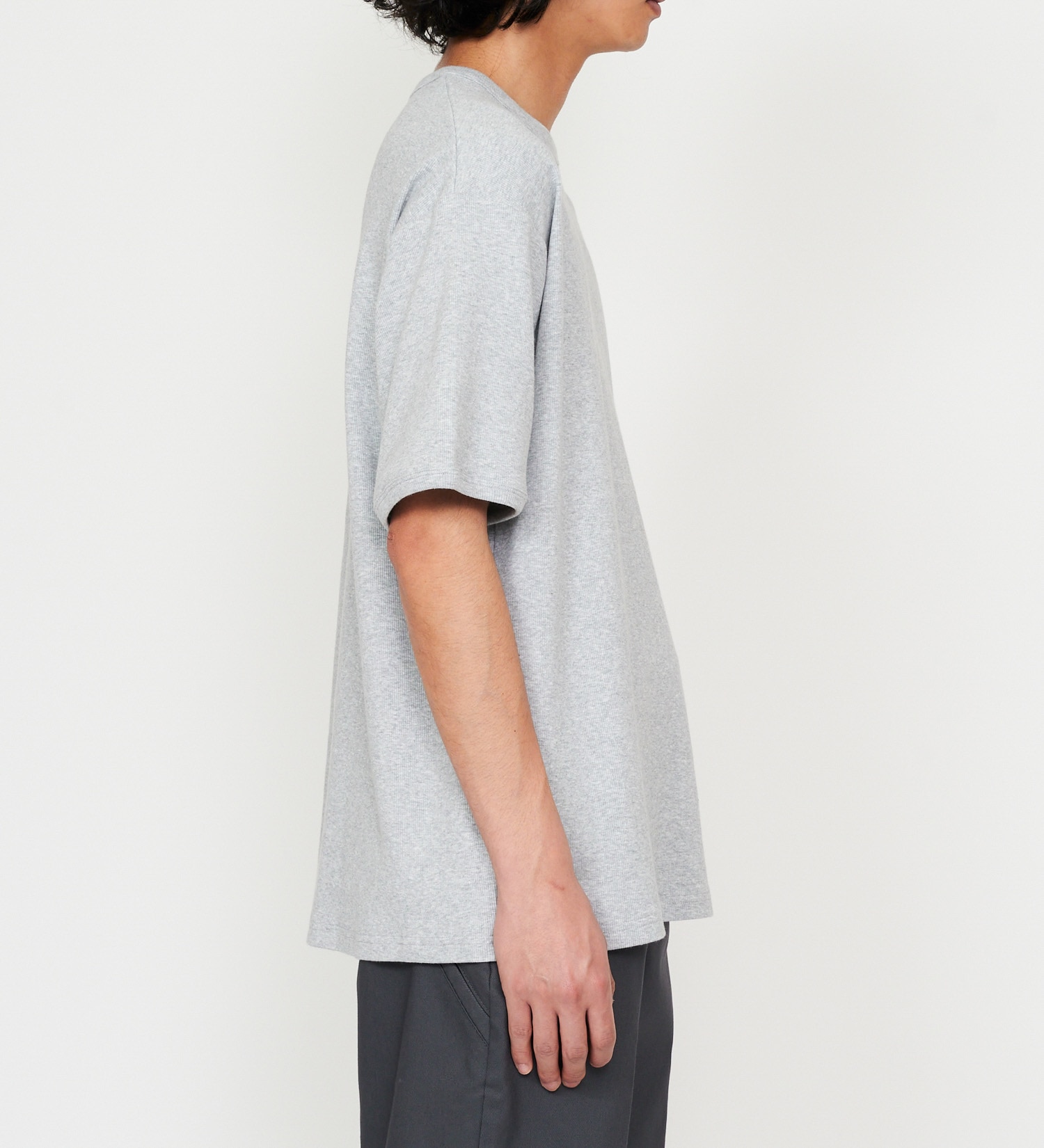 Dickies(ディッキーズ)のリブTシャツ 半袖|トップス/Tシャツ/カットソー/メンズ|ヘザ-グレー