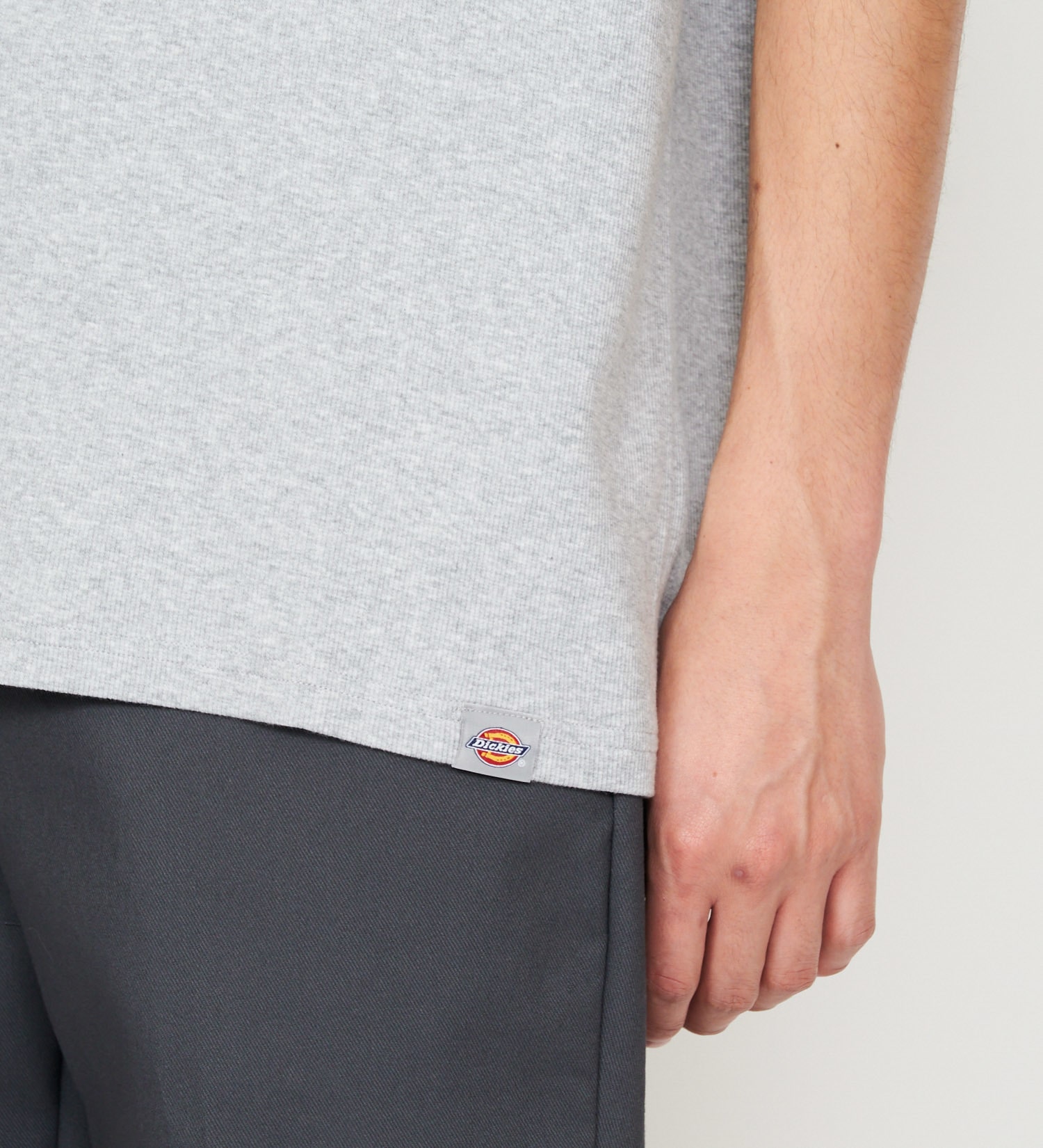 Dickies(ディッキーズ)のリブTシャツ 半袖|トップス/Tシャツ/カットソー/メンズ|ヘザ-グレー