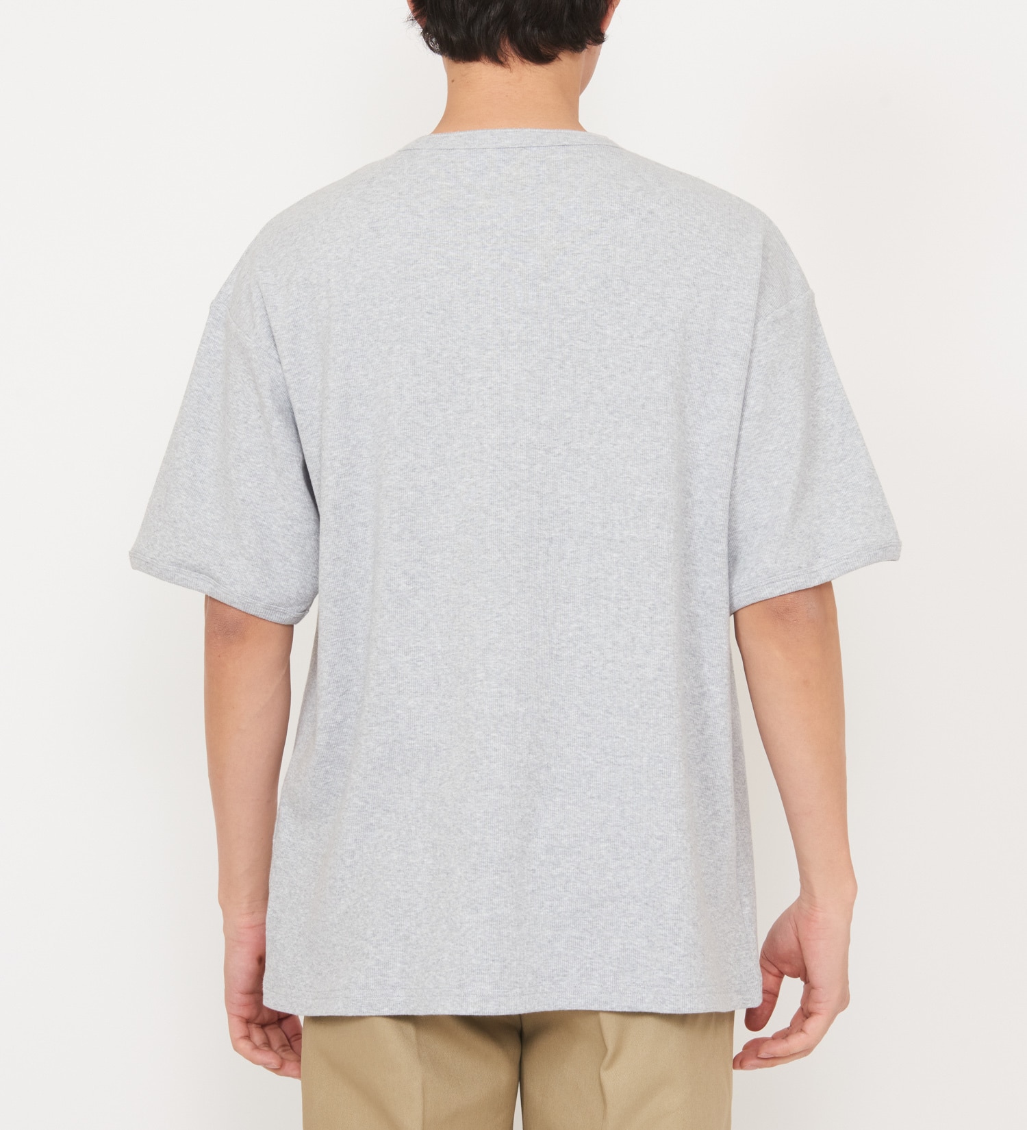 Dickies(ディッキーズ)のリブリラックスヘンリーネックTシャツ|トップス/Tシャツ/カットソー/メンズ|ヘザ-グレー