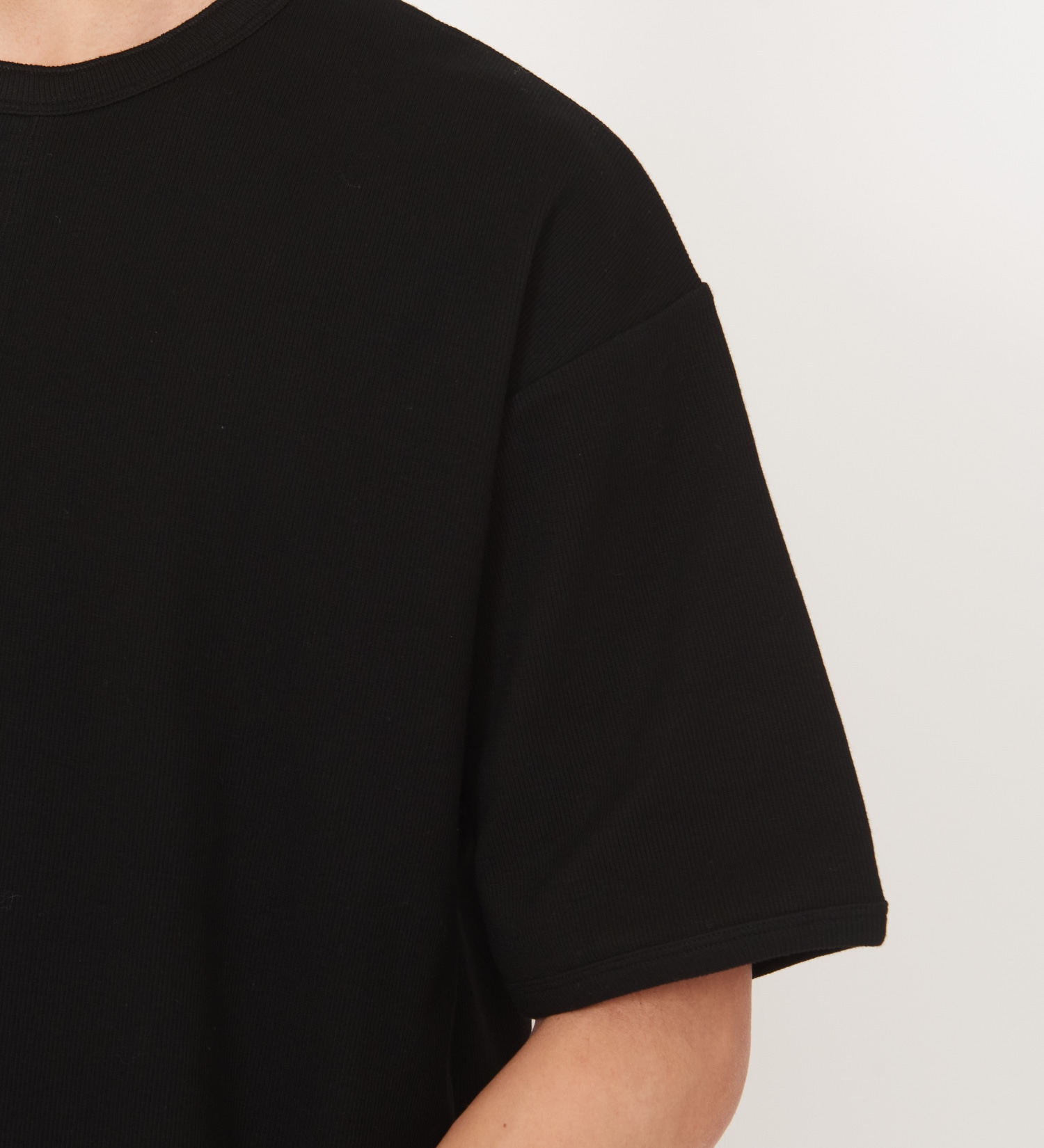 Dickies(ディッキーズ)のリブリラックスヘンリーネックTシャツ|トップス/Tシャツ/カットソー/メンズ|ブラック