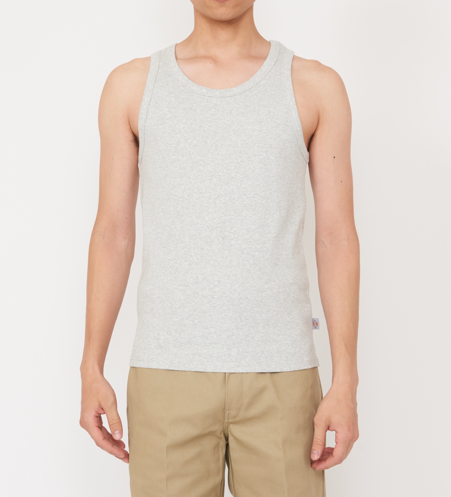 Dickies(ディッキーズ)のリブタンクトップ|トップス/タンクトップ/メンズ|ヘザ－グレー