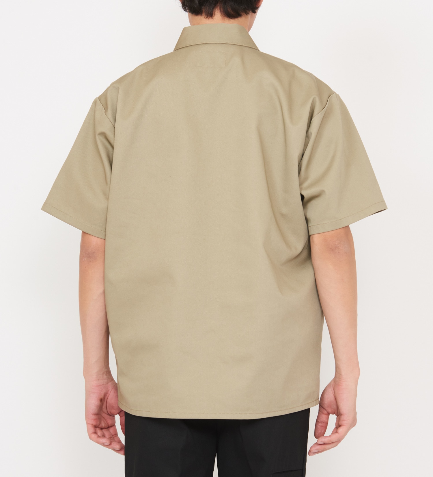 Dickies(ディッキーズ)の【ポイントアップ対象】【Dickies x GORO NAKATSUGAWA】ハーフジップシャツ 半袖|トップス/シャツ/ブラウス/メンズ|カーキ