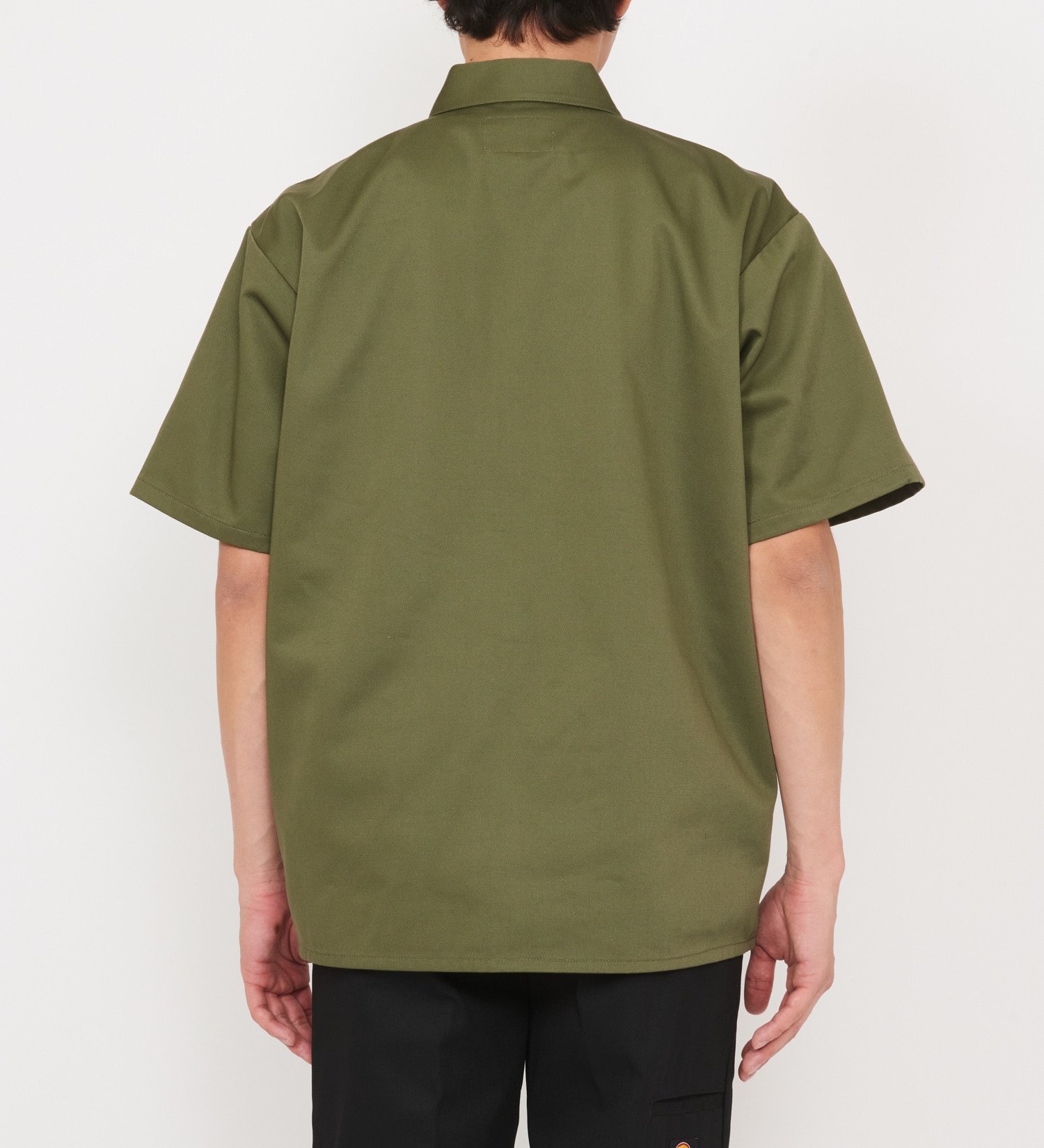 Dickies(ディッキーズ)の【ポイントアップ対象】【Dickies x GORO NAKATSUGAWA】ハーフジップシャツ 半袖|トップス/シャツ/ブラウス/メンズ|オリーブ