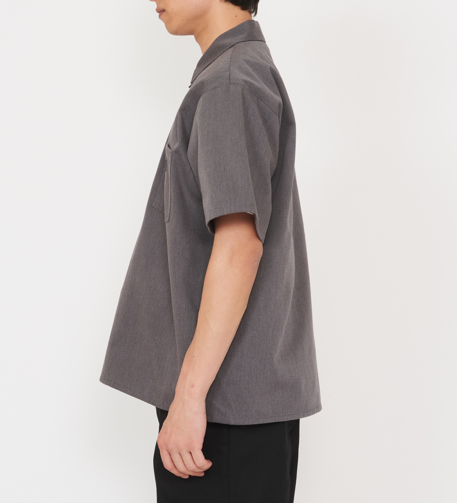 Dickies(ディッキーズ)の【ポイントアップ対象】【Dickies x GORO NAKATSUGAWA】ハーフジップシャツ 半袖|トップス/シャツ/ブラウス/メンズ|ヘザ－グレー