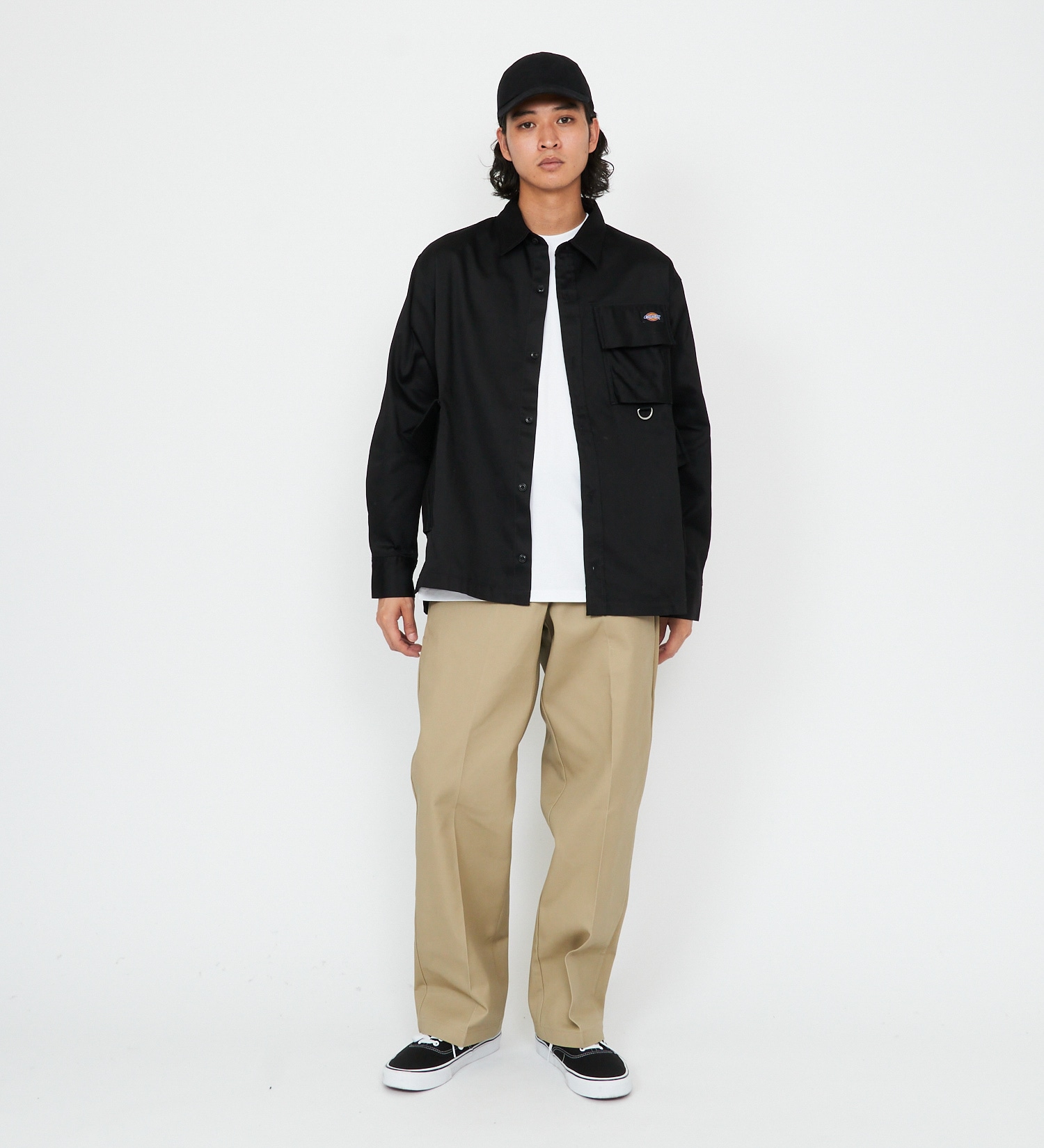 Dickies(ディッキーズ)の【試着対象】G.W.C 長袖オーバーサイズシャツ|ジャケット/アウター/その他アウター/メンズ|ブラック
