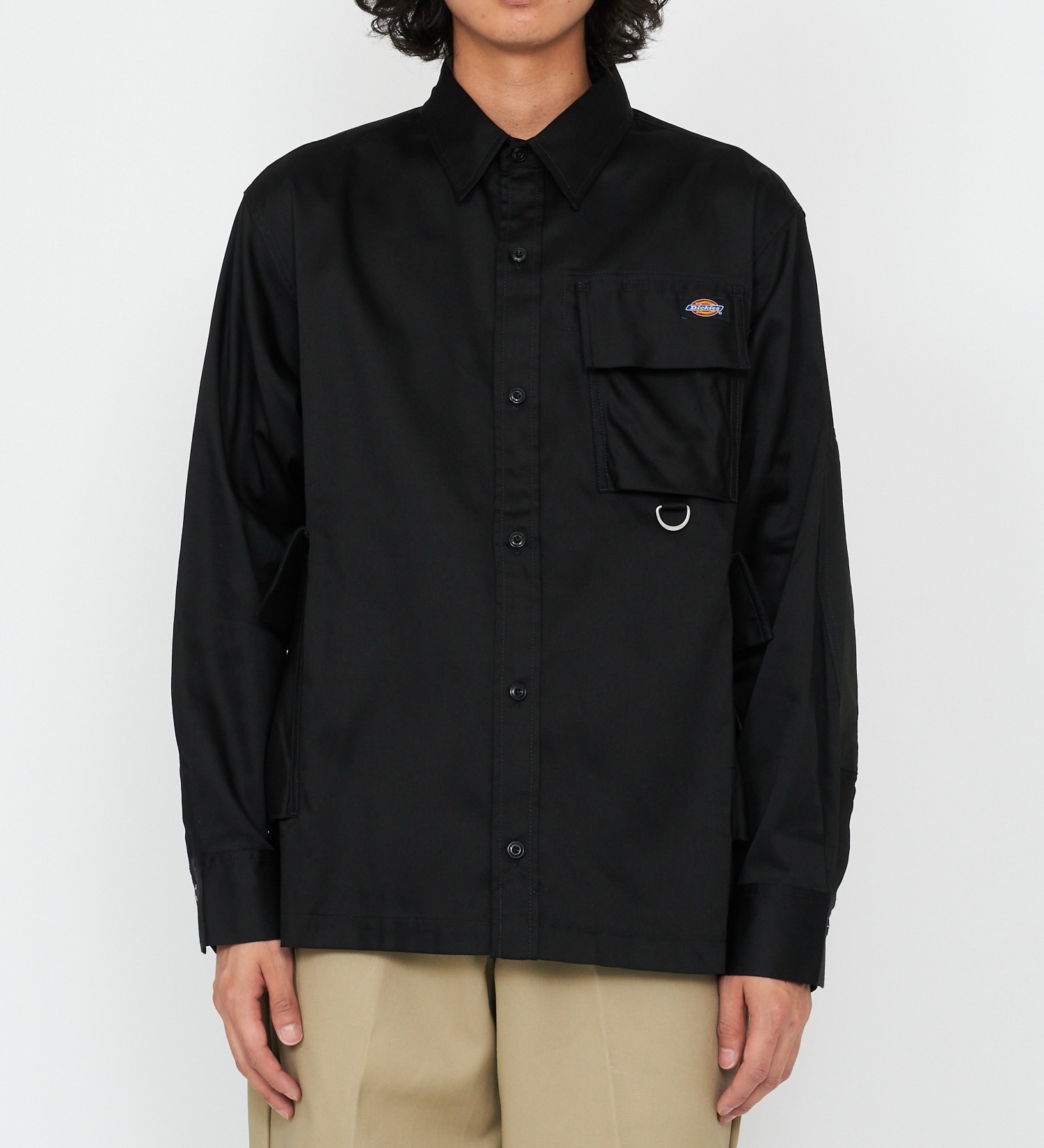Dickies(ディッキーズ)の【試着対象】G.W.C 長袖オーバーサイズシャツ|ジャケット/アウター/その他アウター/メンズ|ブラック