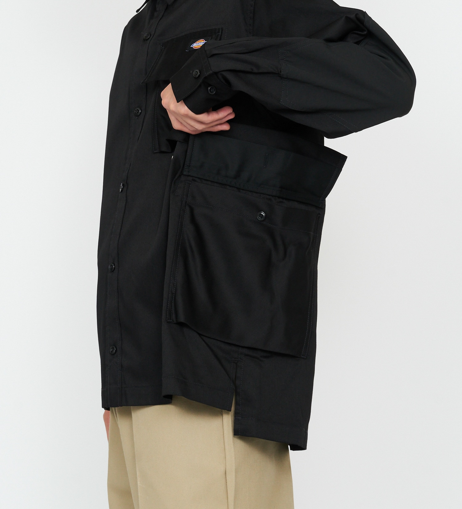 Dickies(ディッキーズ)の【試着対象】G.W.C 長袖オーバーサイズシャツ|ジャケット/アウター/その他アウター/メンズ|ブラック