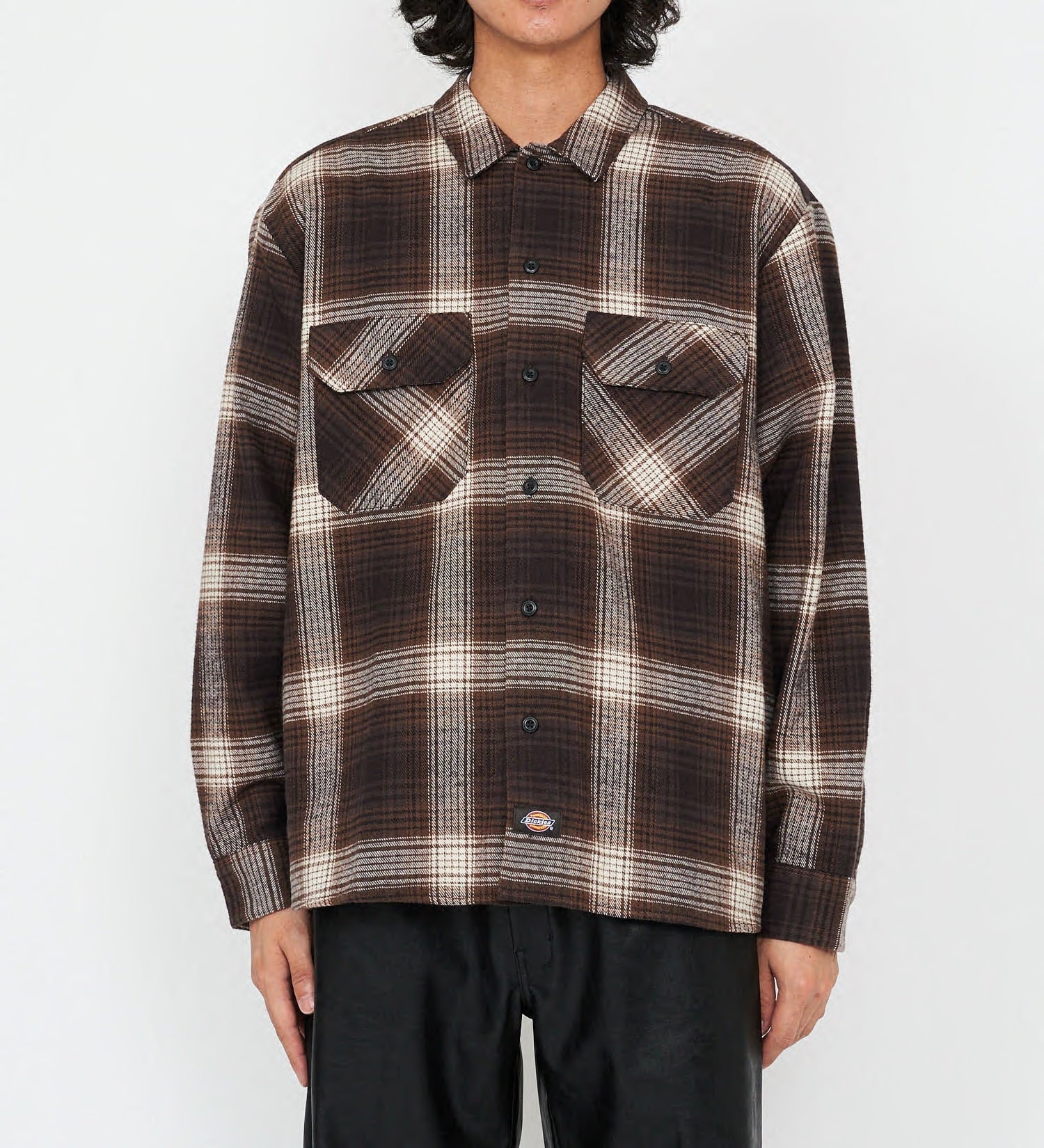 Dickies(ディッキーズ)のチェックフランネルシャツ|トップス/シャツ/ブラウス/メンズ|ブラウン系その他