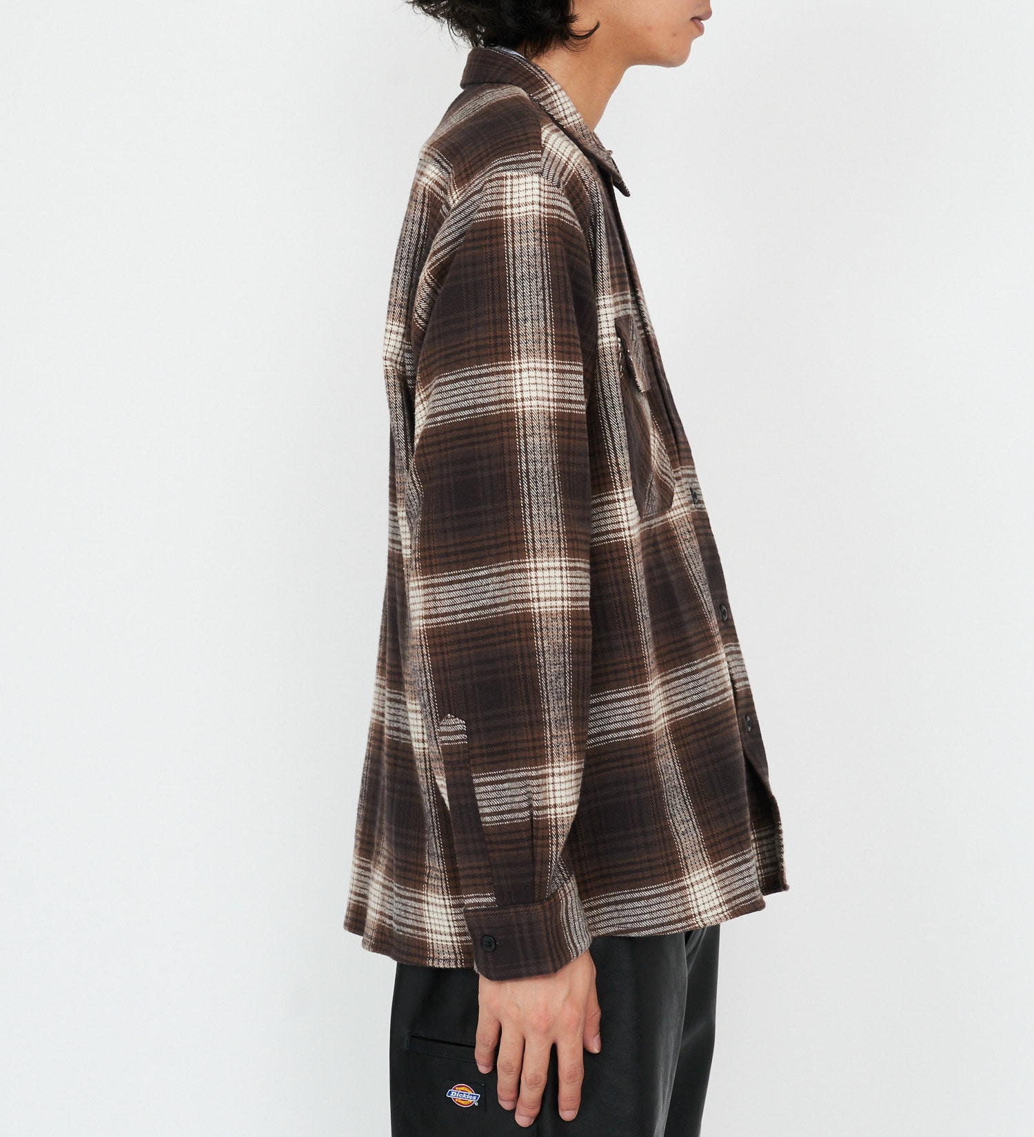 Dickies(ディッキーズ)のチェックフランネルシャツ|トップス/シャツ/ブラウス/メンズ|ブラウン系その他