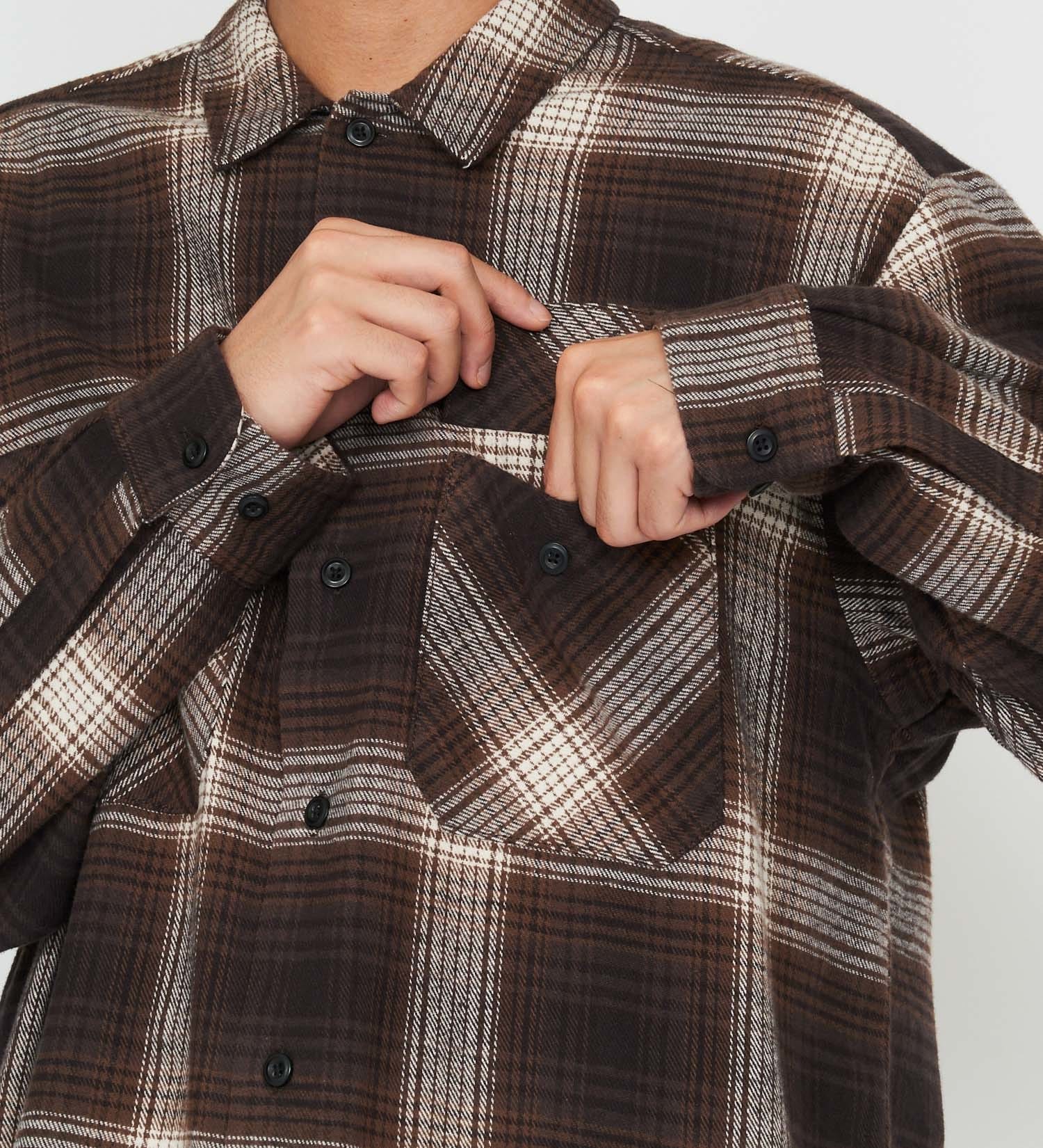 Dickies(ディッキーズ)のチェックフランネルシャツ|トップス/シャツ/ブラウス/メンズ|ブラウン系その他