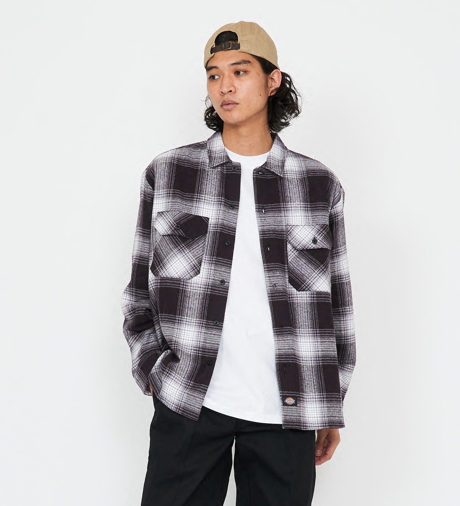 Dickies(ディッキーズ)のチェックフランネルシャツ|トップス/シャツ/ブラウス/メンズ|ブラック系その他